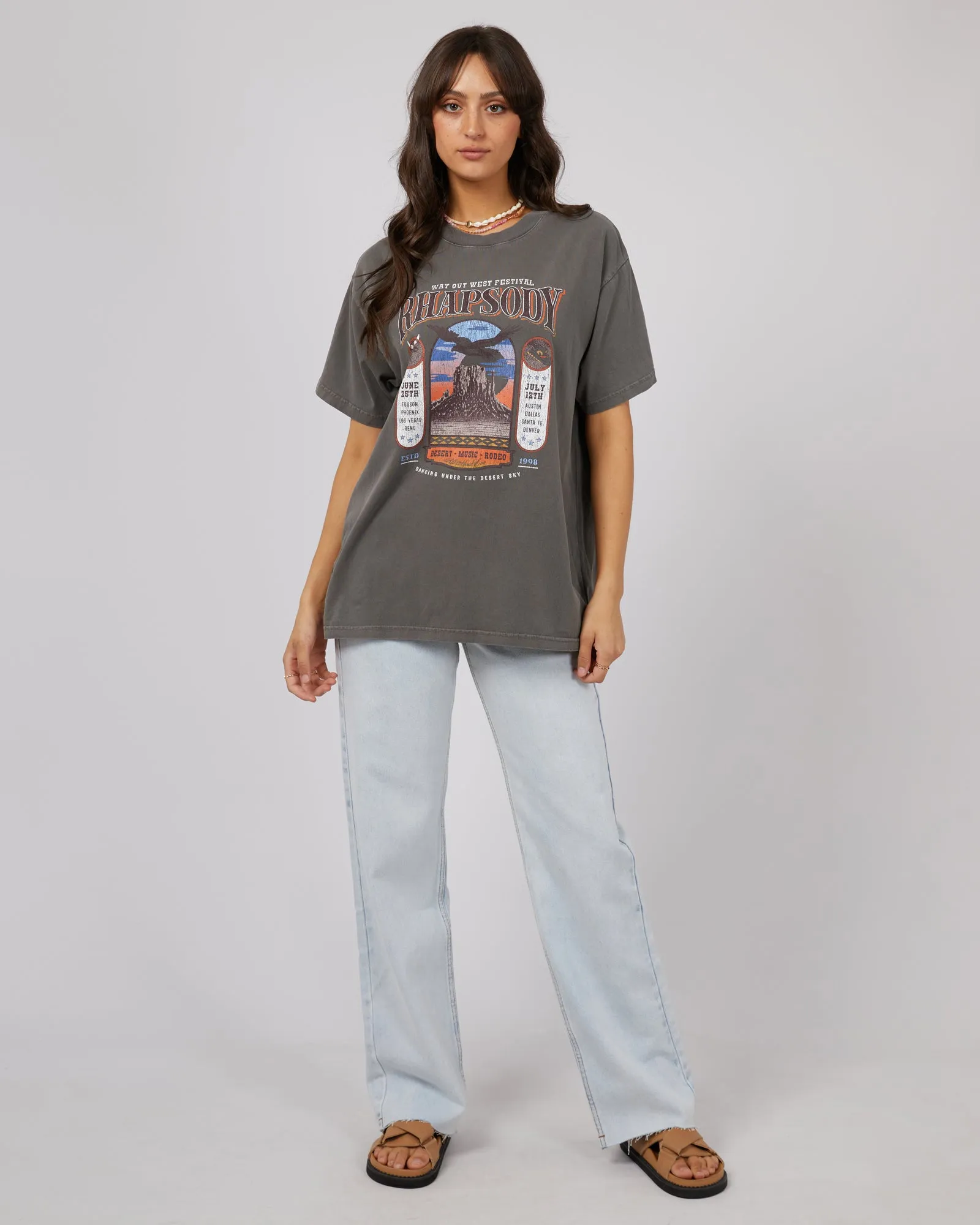 Sky Dance Oversized Tee Charcoal sold by All About Eve product image thumbnail 2