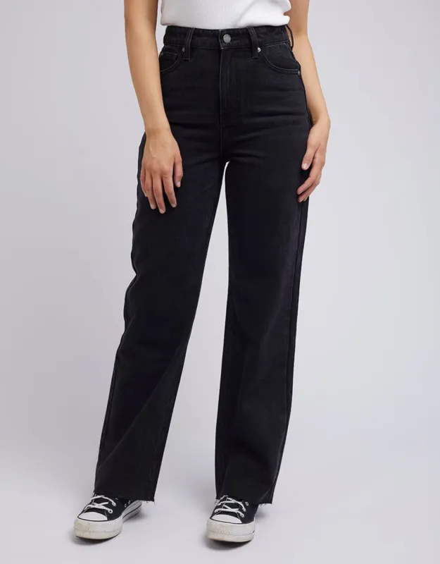 Skye High Rise Straight Leg Jean Washed Black sold by All About Eve