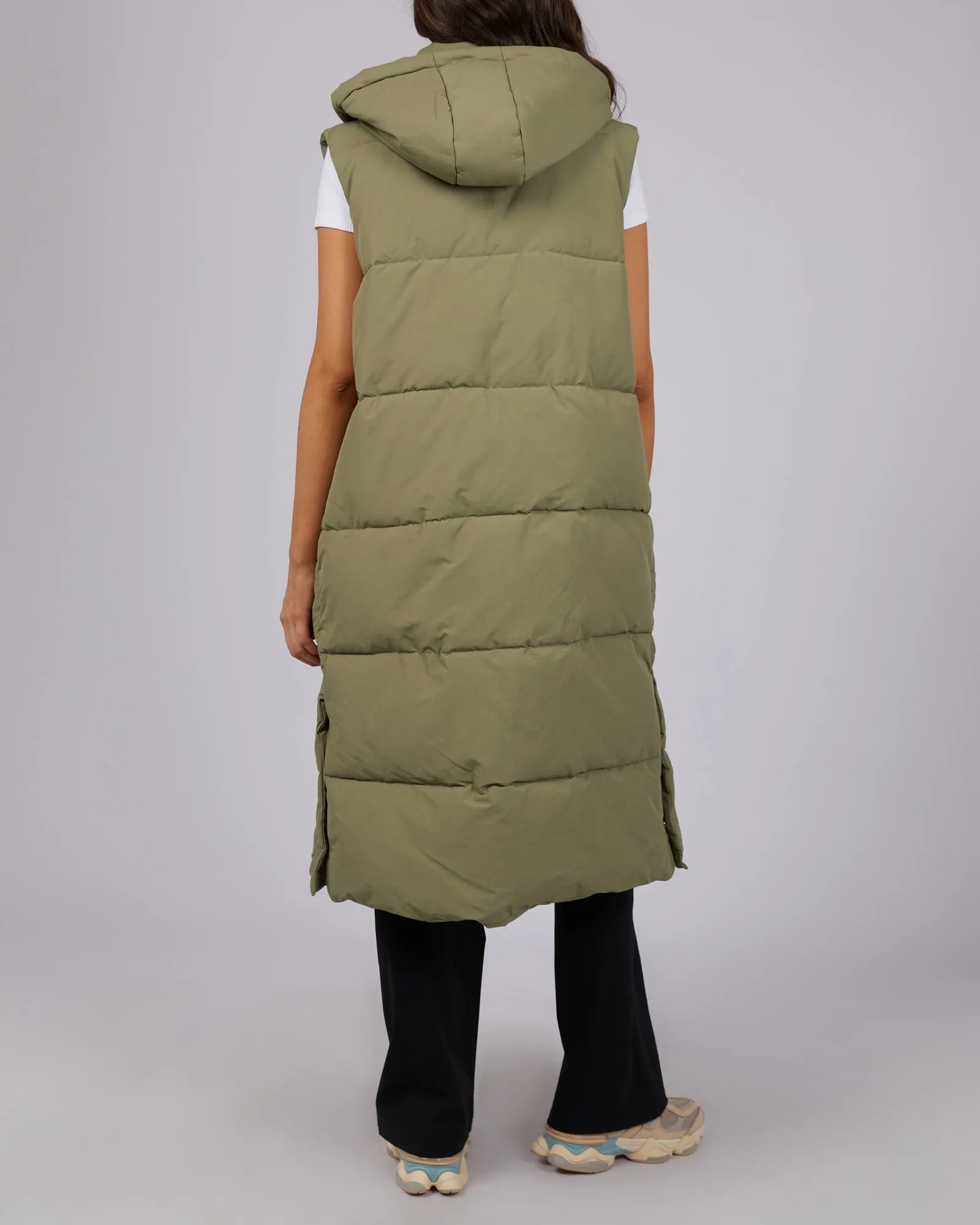 Active Midi Vest Khaki sold by All About Eve product image thumbnail 3