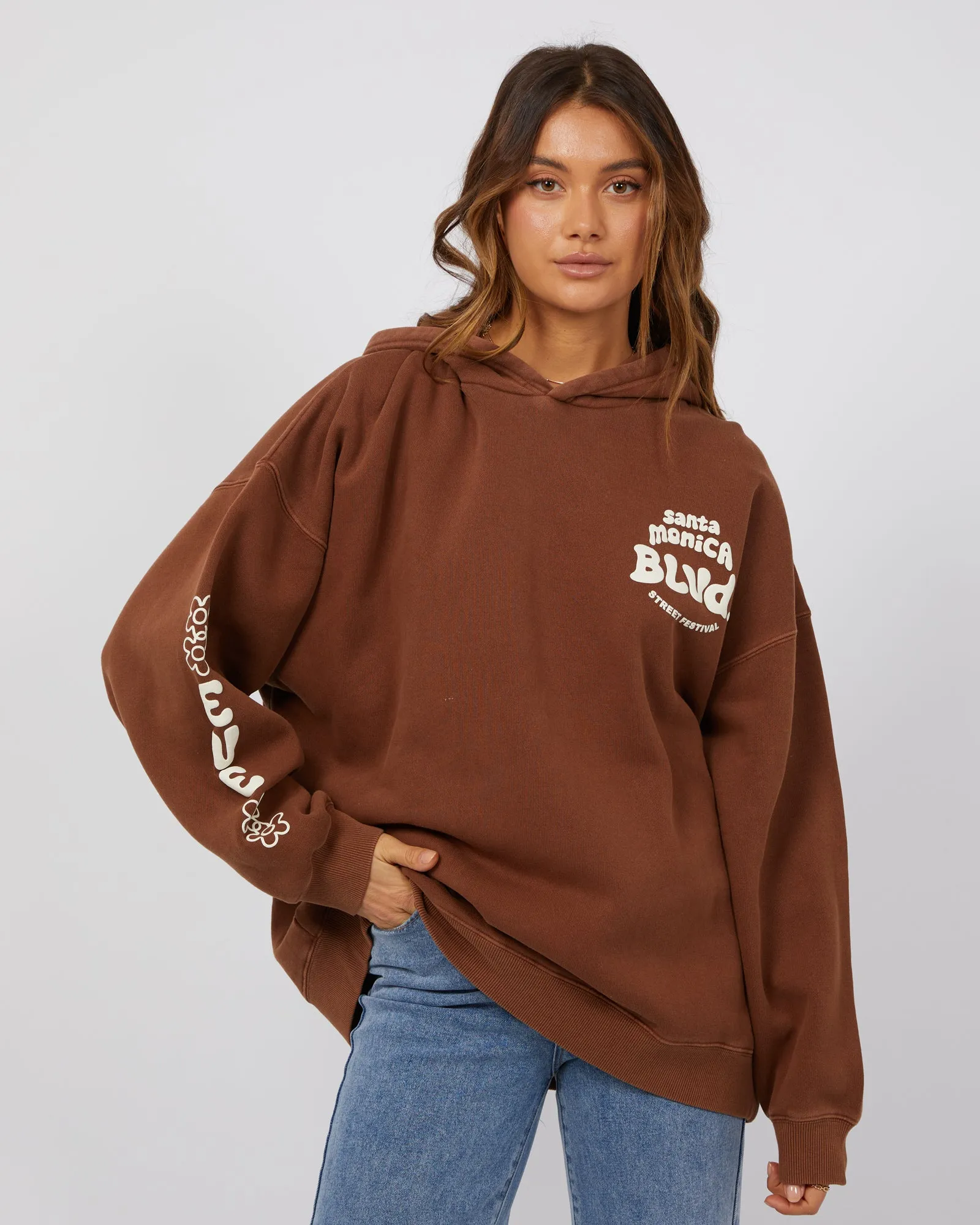 Santa Monica Hoodie Brown sold by All About Eve product image thumbnail 2