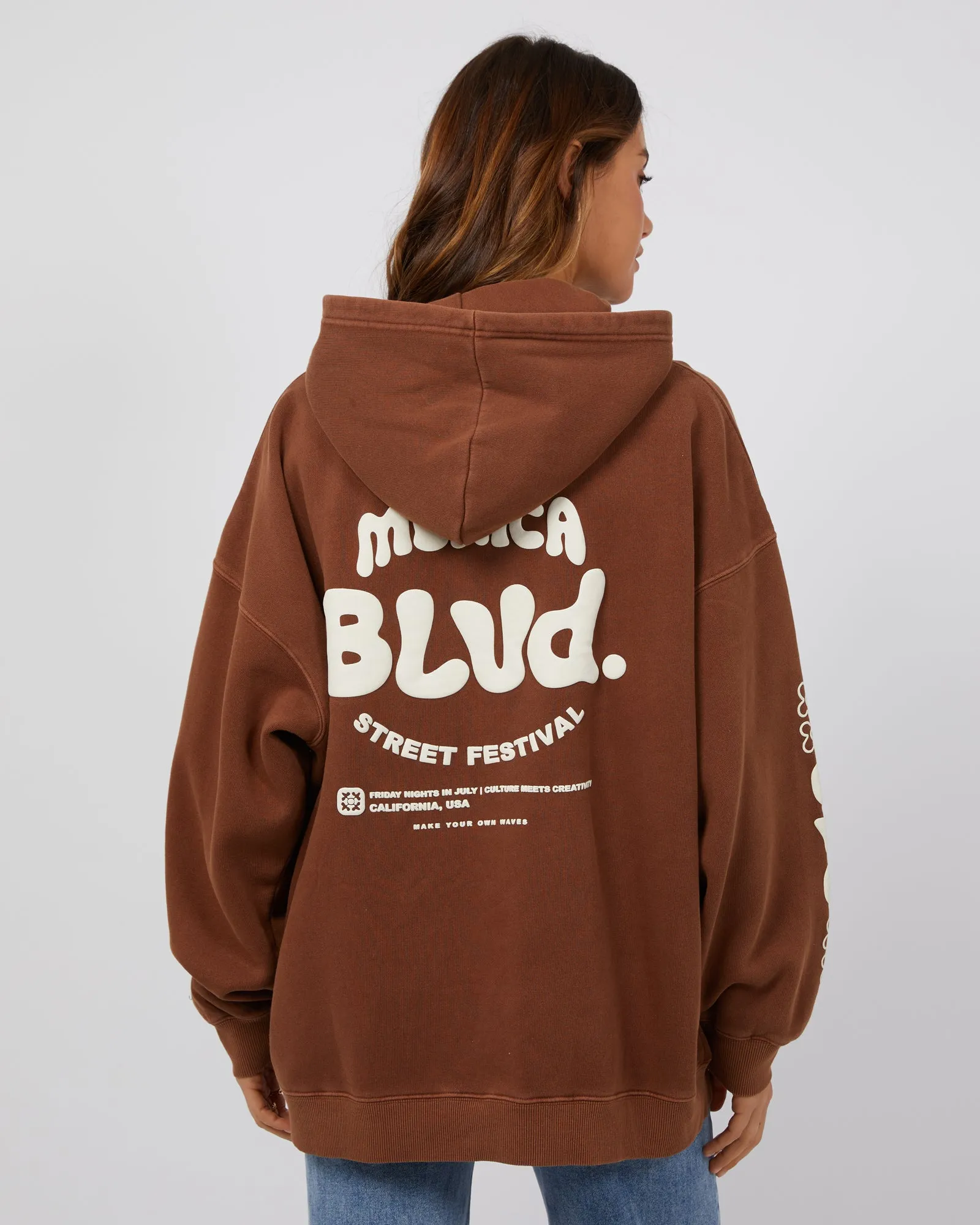 Santa Monica Hoodie Brown sold by All About Eve product image thumbnail 4