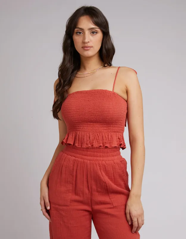 Rowie Top Rust sold by All About Eve
