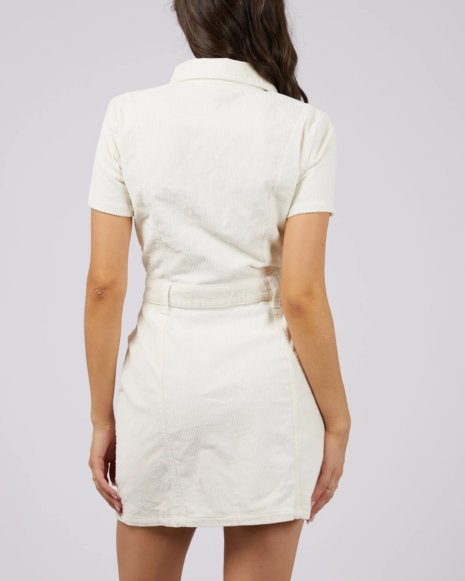Nadia Cord Mini Dress Vintage White sold by All About Eve product image thumbnail 3