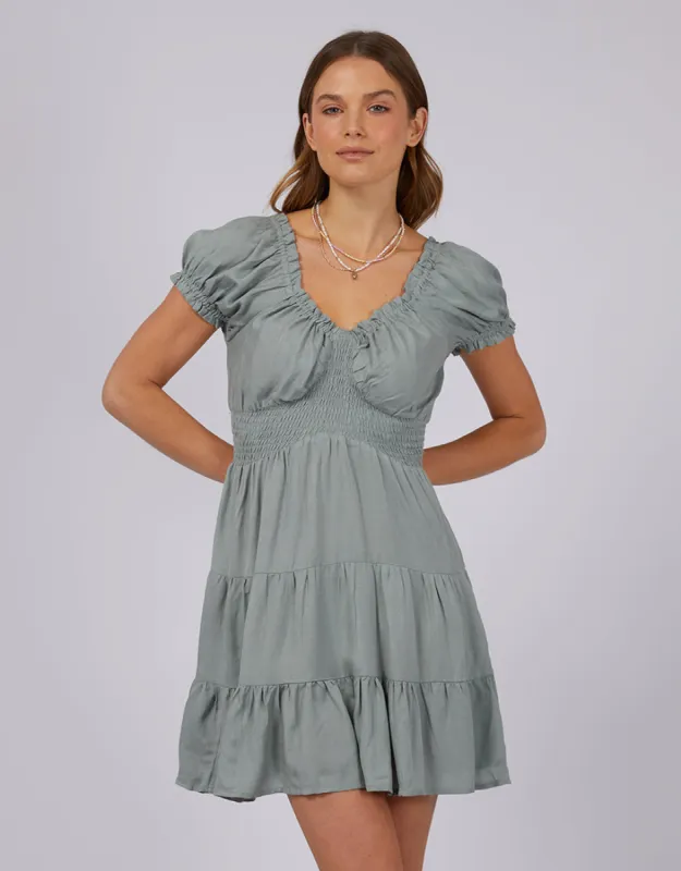 Natalia Mini Dress Teal sold by All About Eve