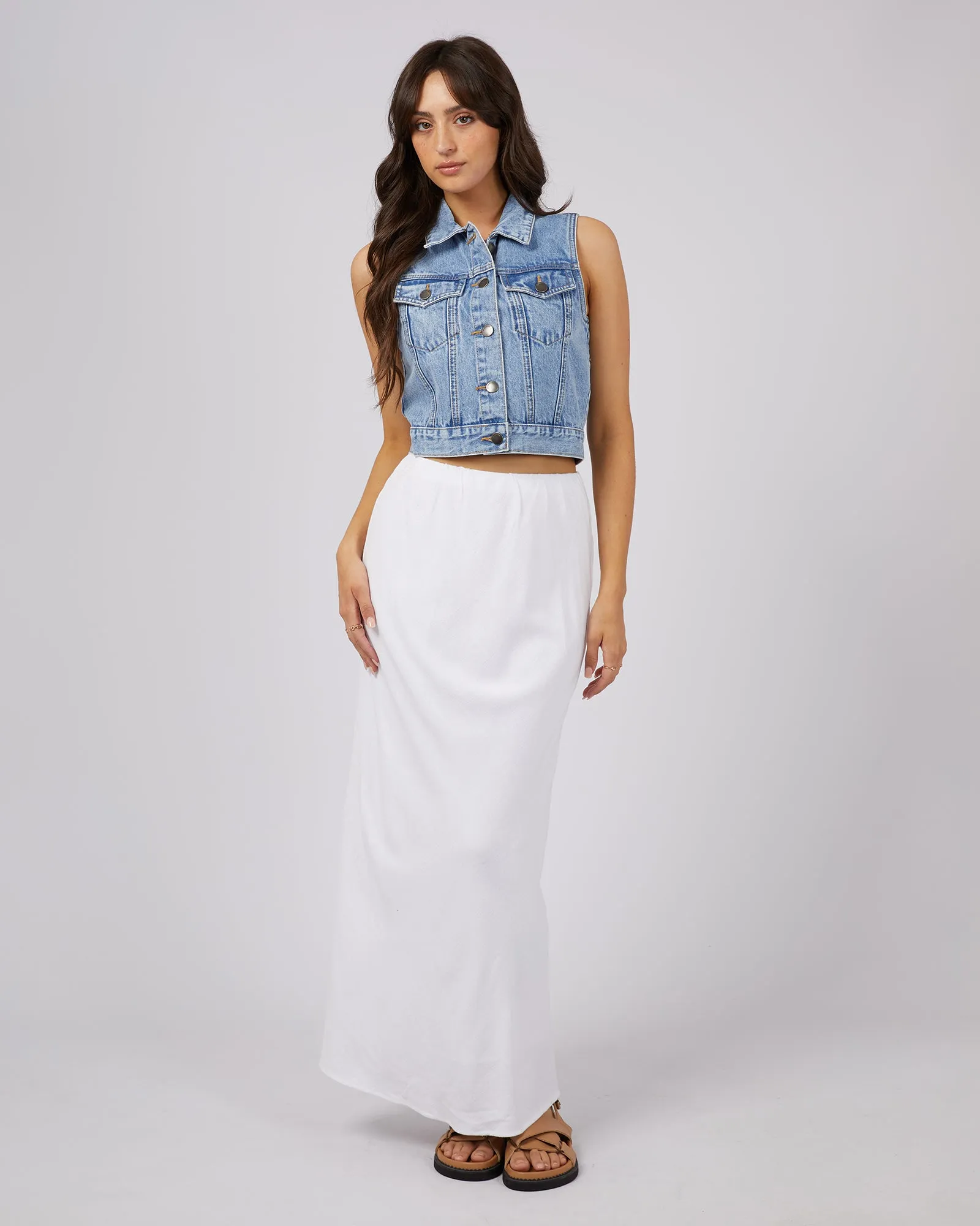Leyla Maxi Skirt Vintage White sold by All About Eve product image thumbnail 2