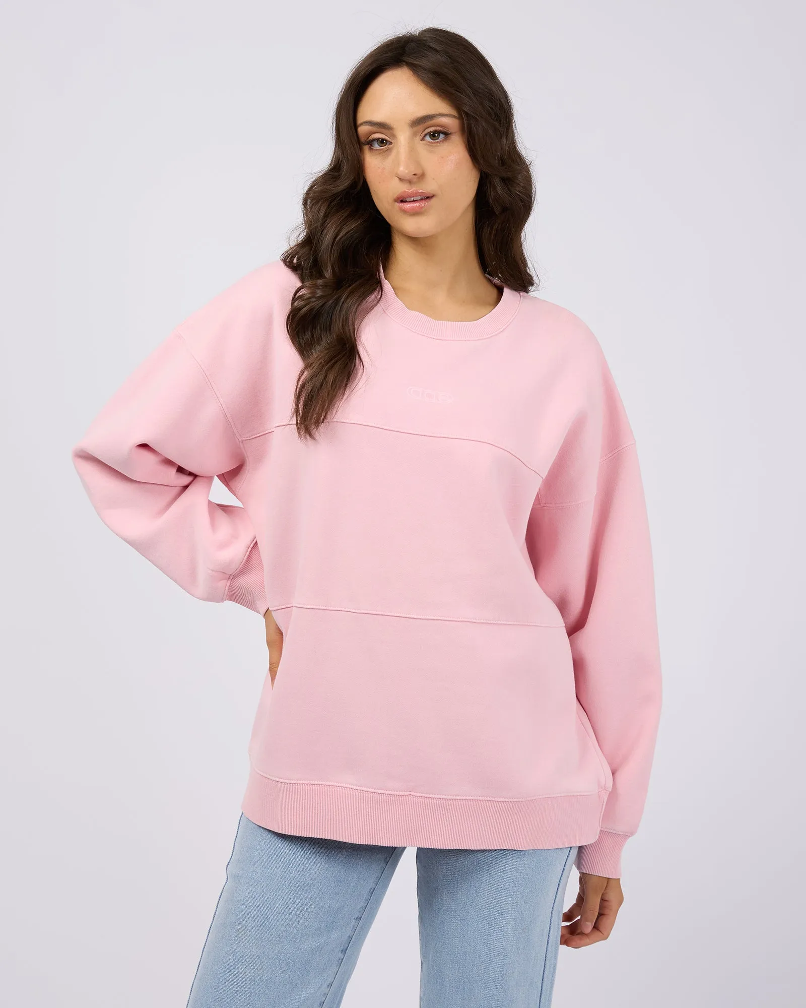 Piper Washed Crew Pink sold by All About Eve