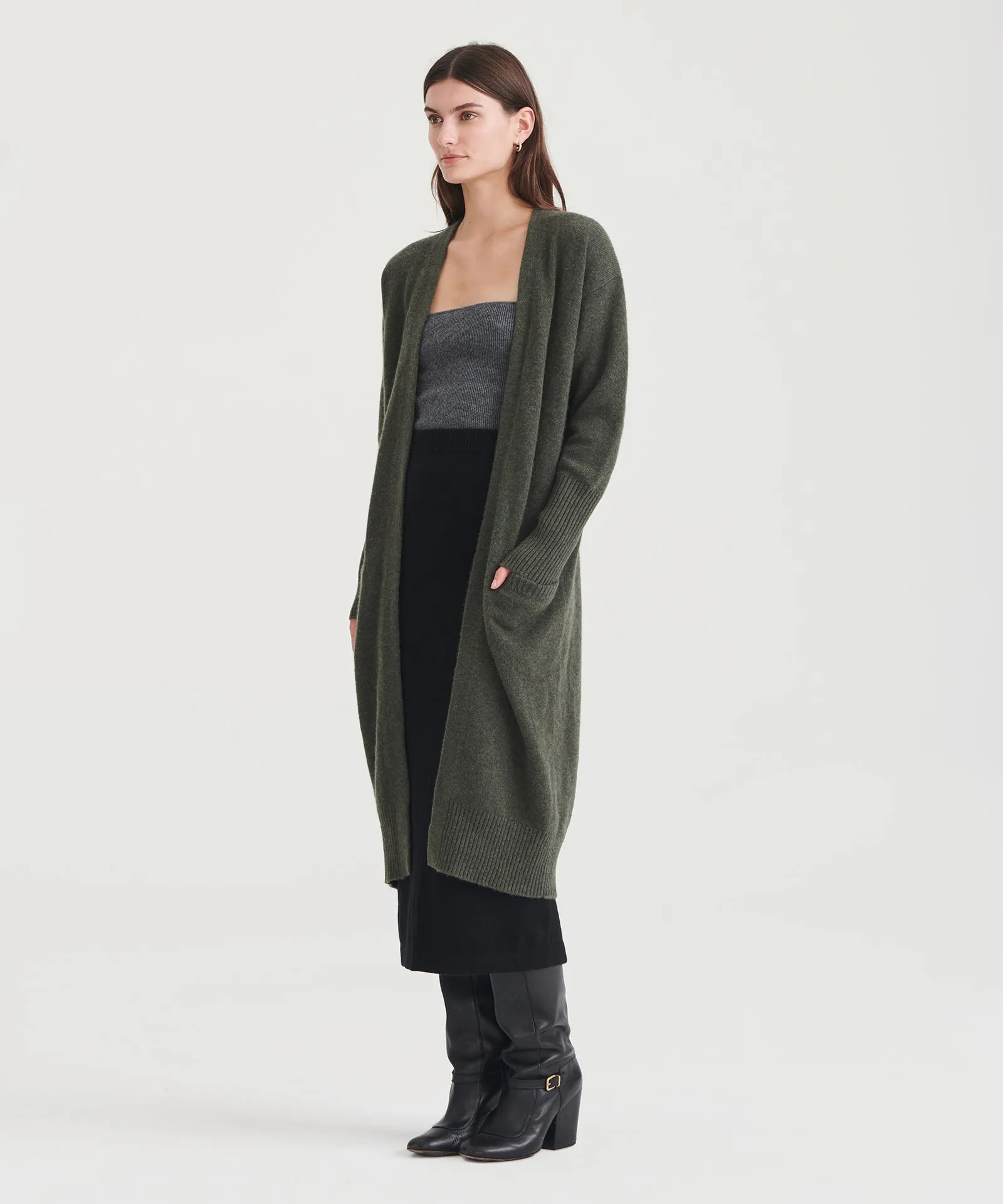 Luxe Cashmere Duster Cardigan sold by Naadam