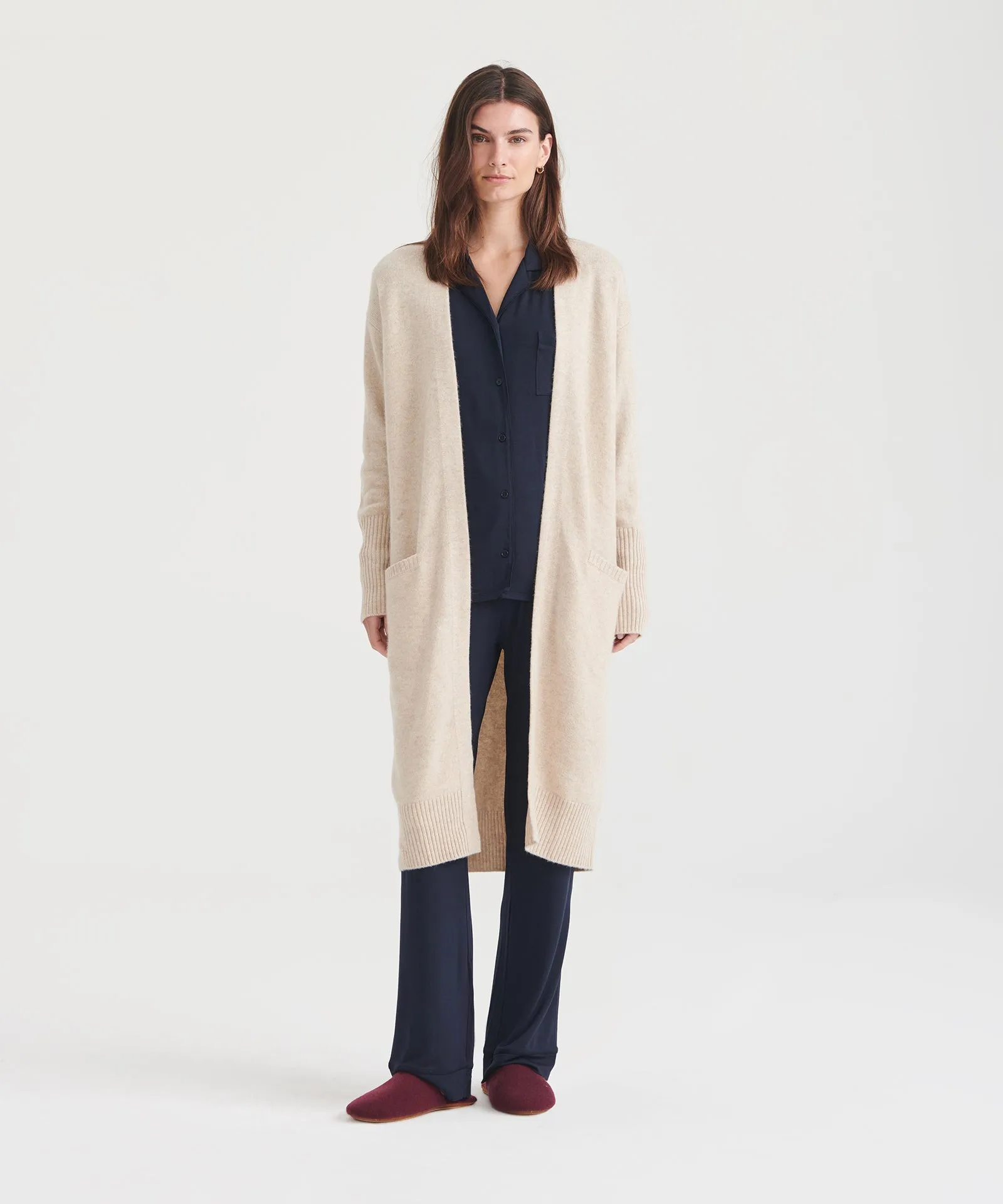 Luxe Cashmere Duster Cardigan sold by Naadam product image thumbnail 2