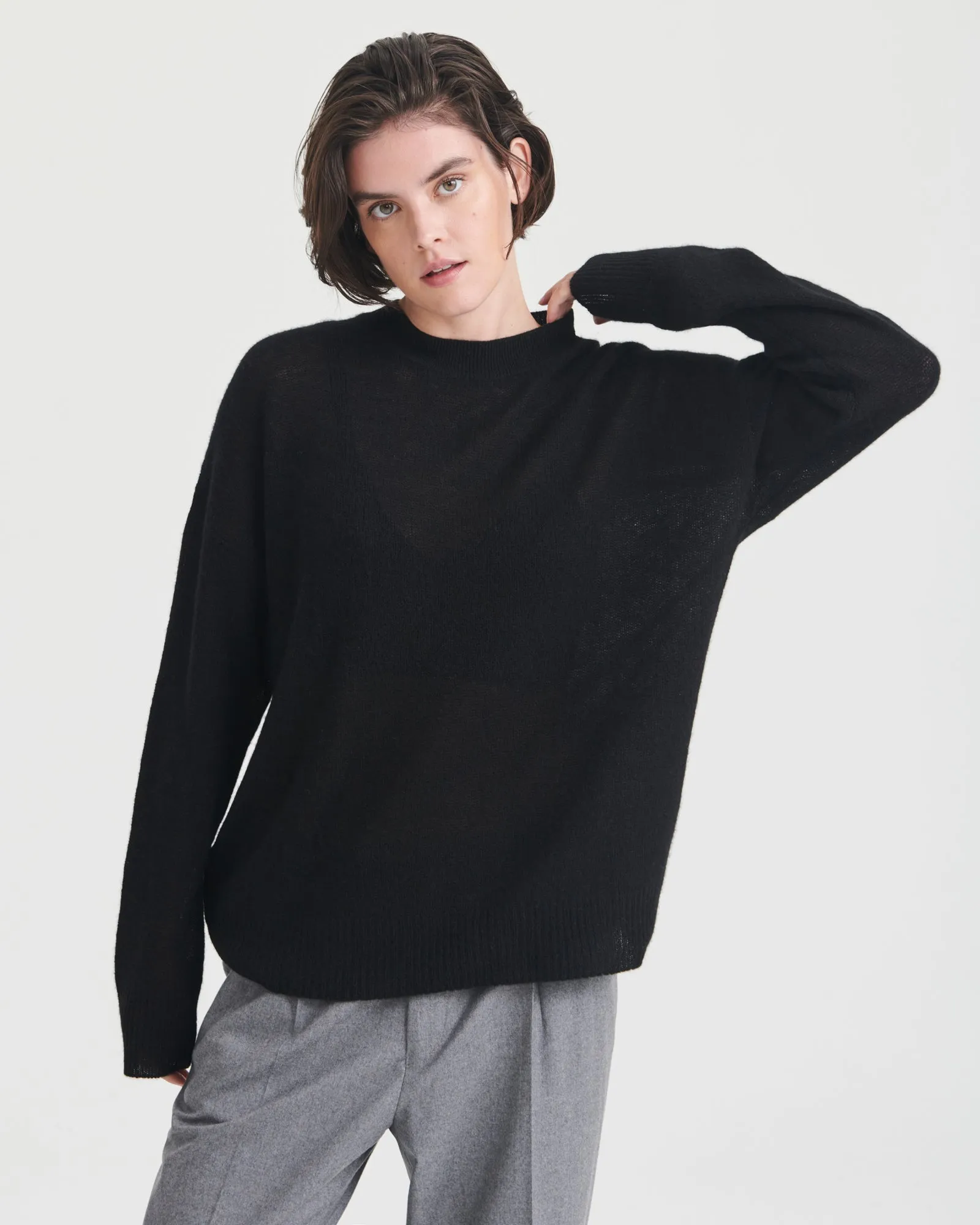 Featherweight Cashmere Crewneck Sweater sold by NAADAM product image thumbnail 3