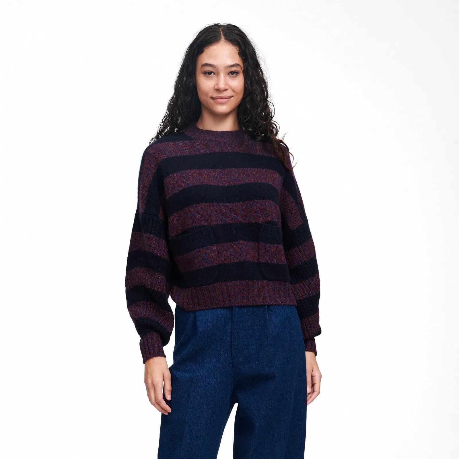 Luxe Cashmere Cropped Crewneck Sweater sold by Naadam