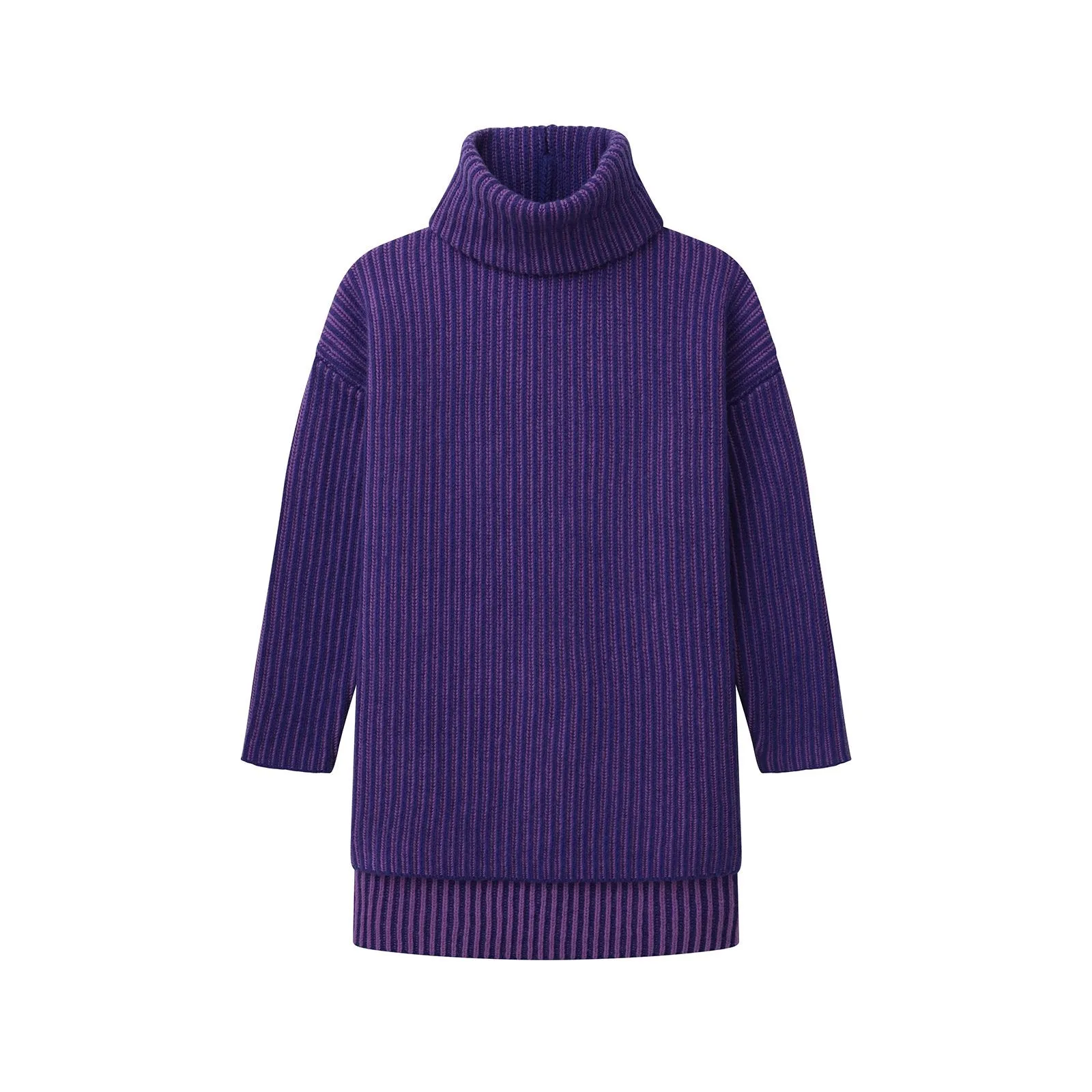 Ribbed Turtleneck High-Low Tunic sold by Naadam product image thumbnail 5