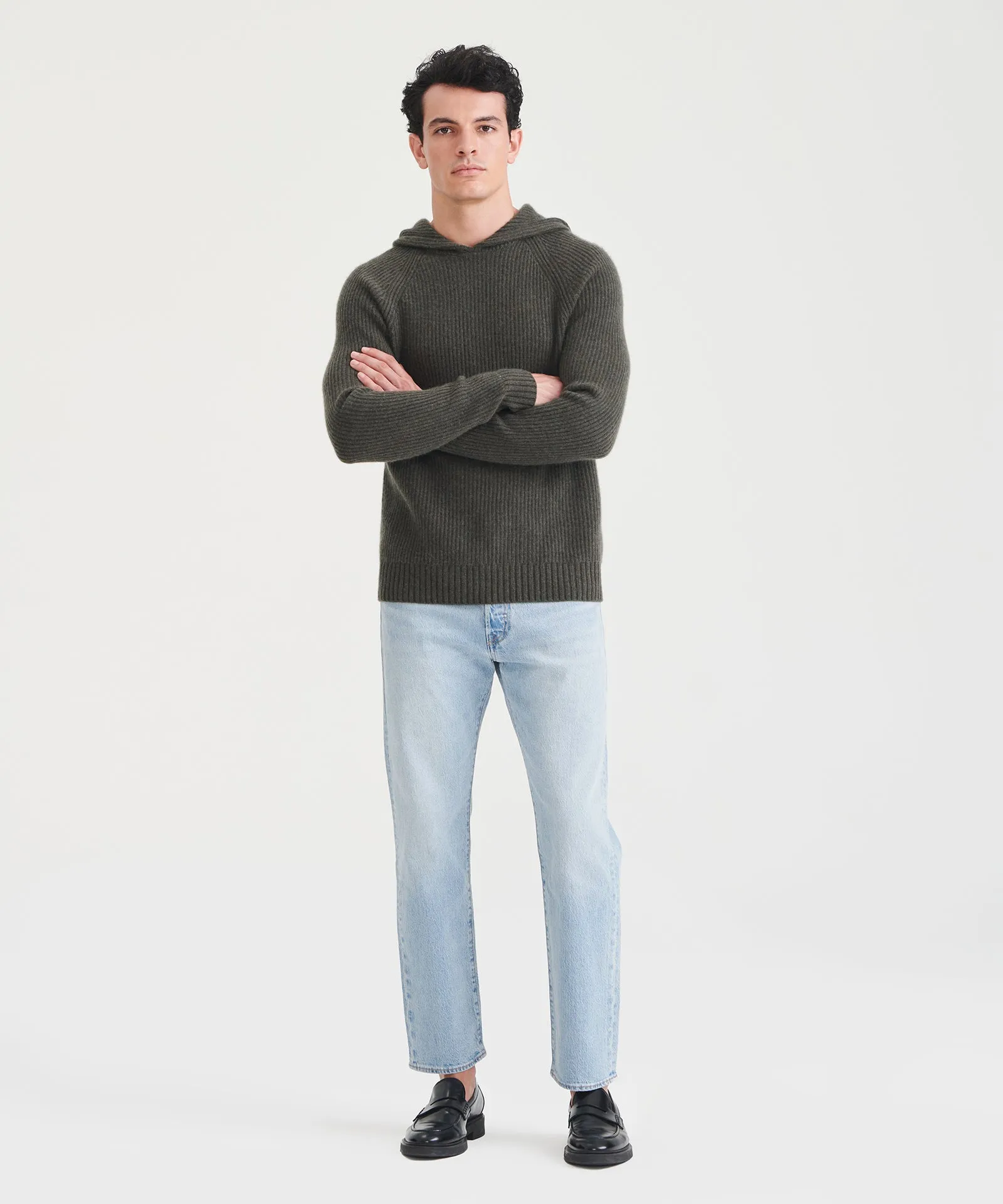 Luxe Cashmere Fisherman Hoodie sold by NAADAM