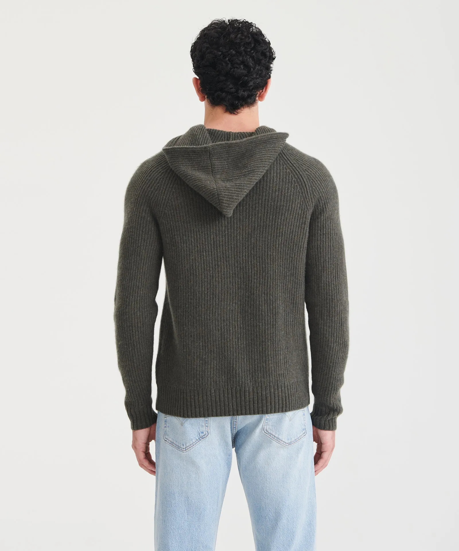Luxe Cashmere Fisherman Hoodie sold by NAADAM product image thumbnail 3