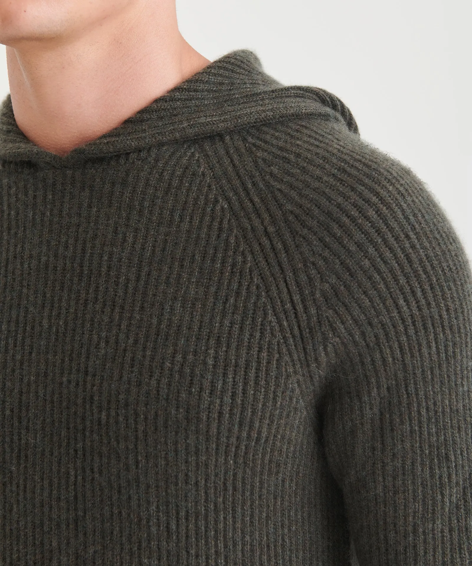 Luxe Cashmere Fisherman Hoodie sold by NAADAM product image thumbnail 4