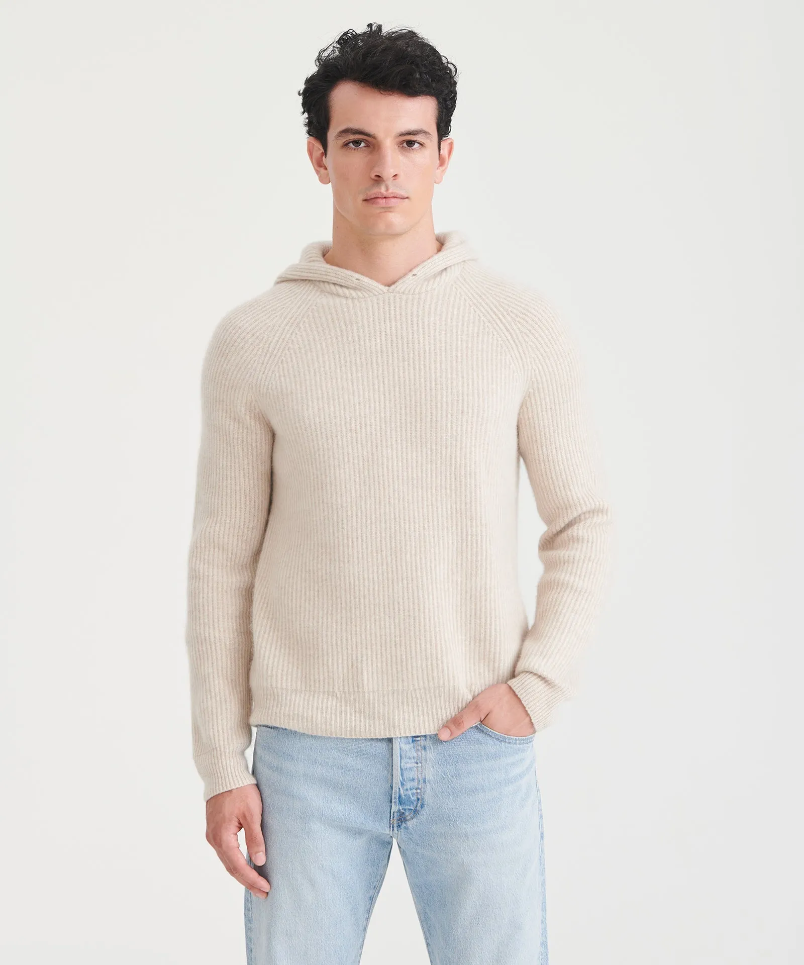 Luxe Cashmere Fisherman Hoodie sold by NAADAM product image thumbnail 5