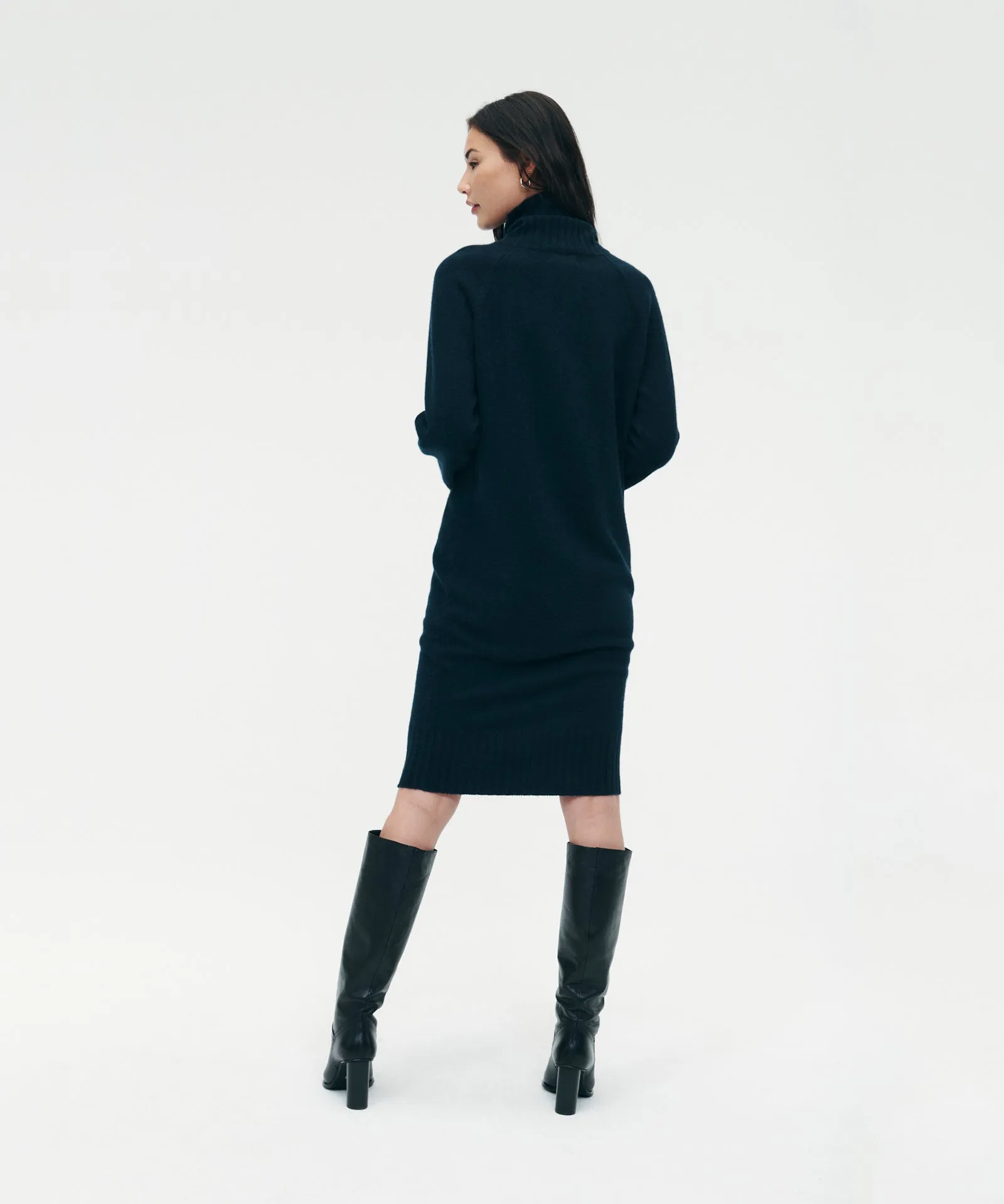 Luxe Cashmere Turtleneck Dress sold by NAADAM product image thumbnail 5