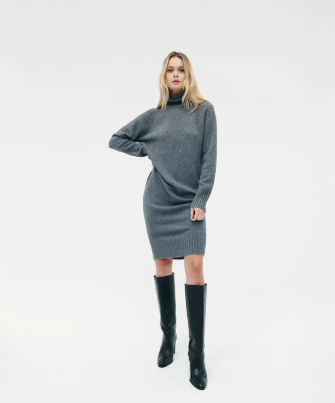 Luxe Cashmere Turtleneck Dress sold by Naadam