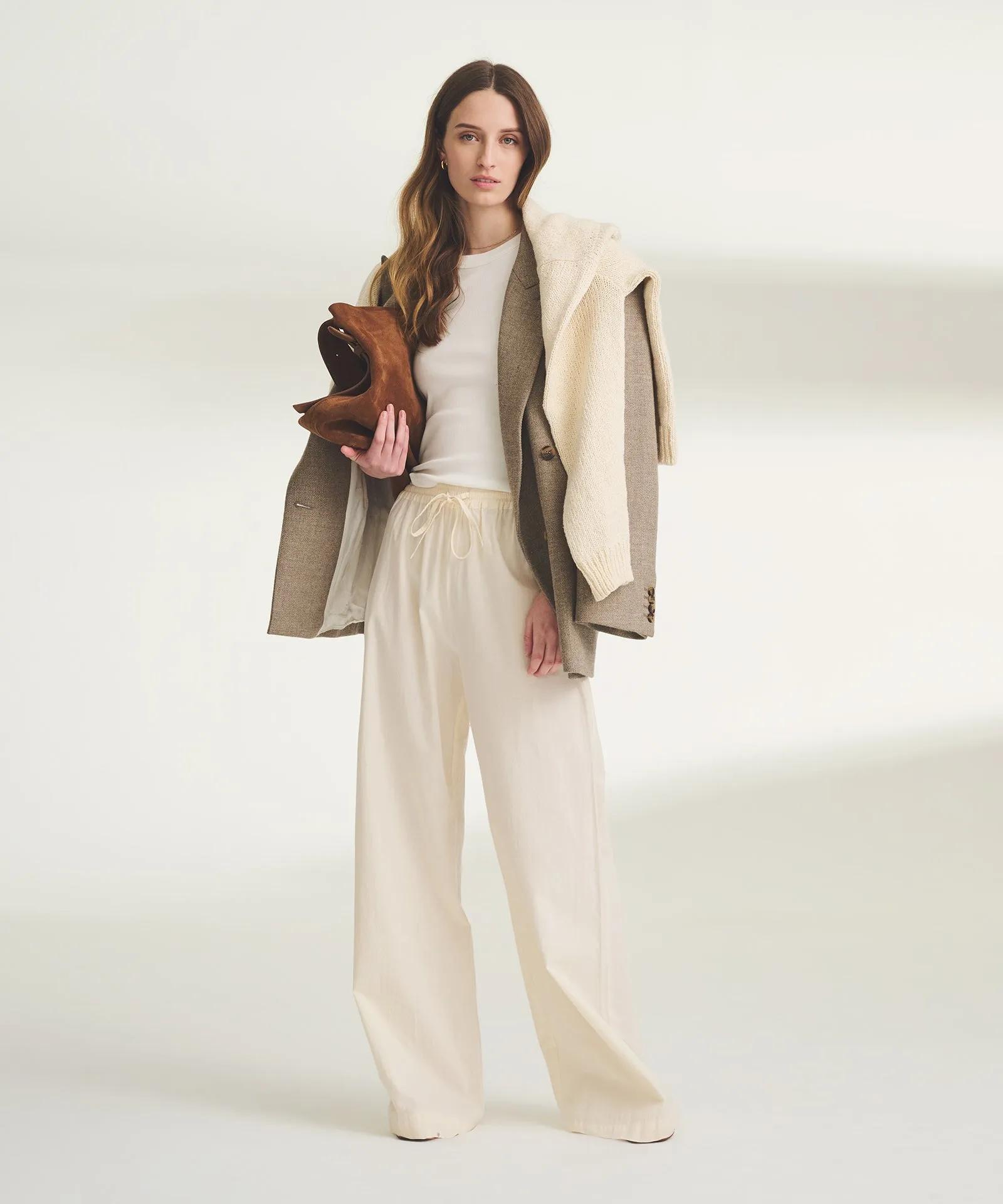 Organic Cotton Drawstring Pants sold by NAADAM product image thumbnail 3