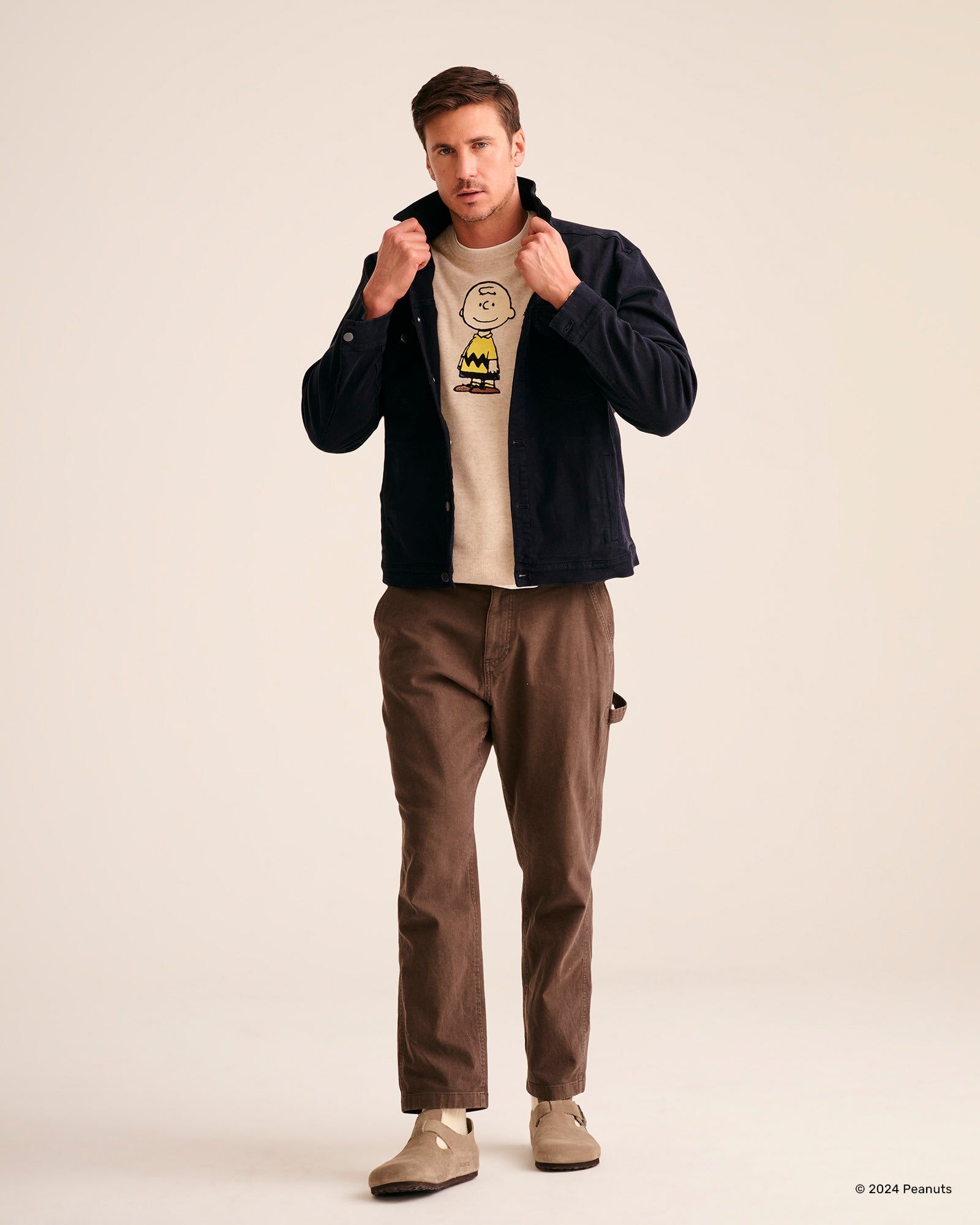 Men's Charlie Brown Cashmere Sweater sold by Naadam