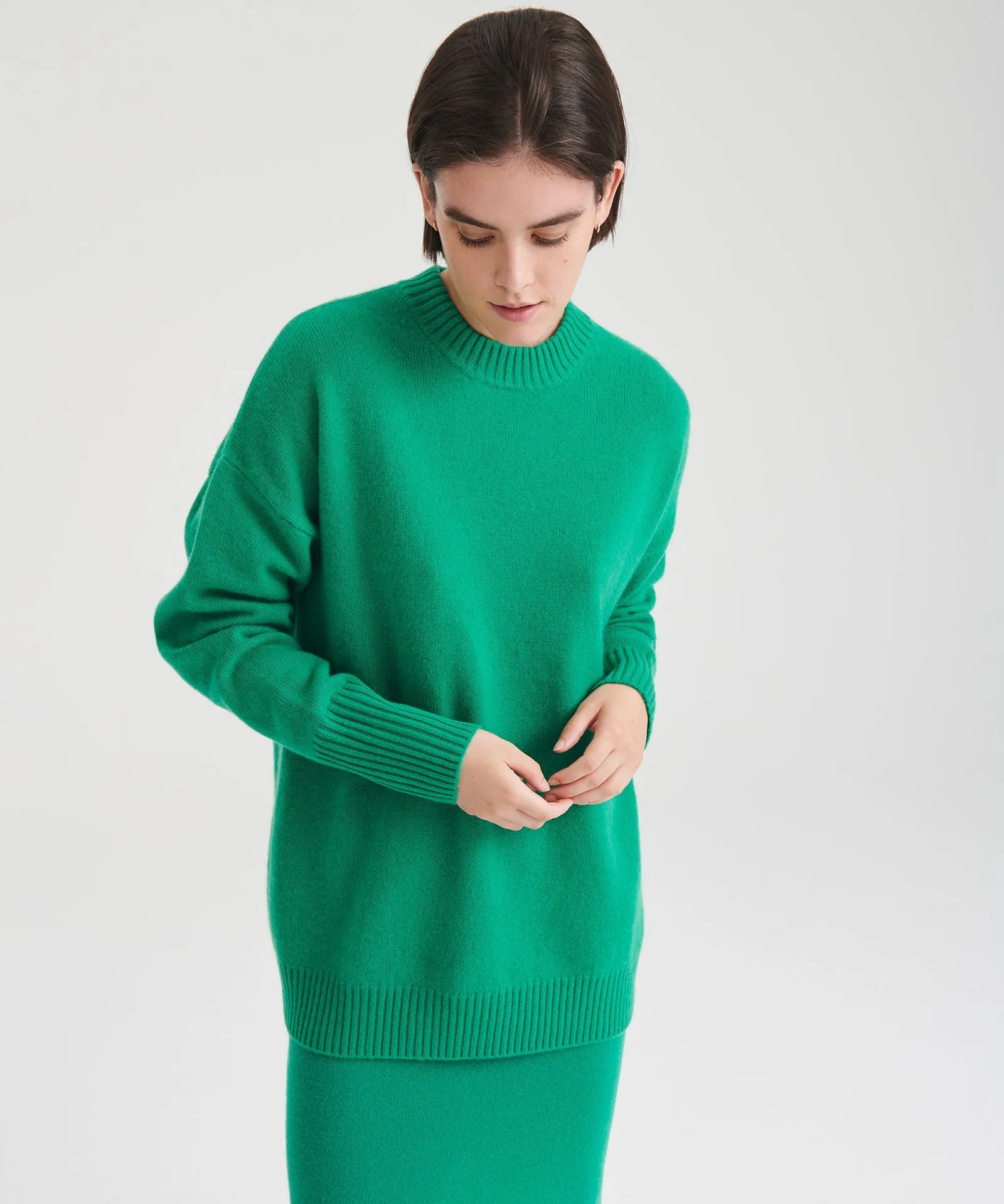 Luxe Cashmere Oversized Crewneck Sweater sold by NAADAM