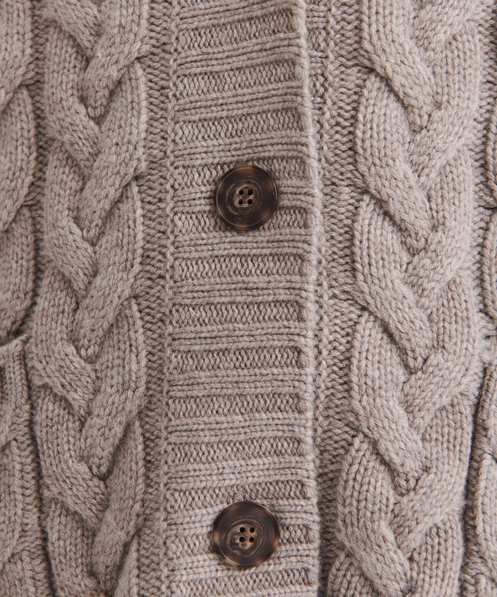 Cashmino Oversized Cable Cardigan sold by Naadam product image thumbnail 4