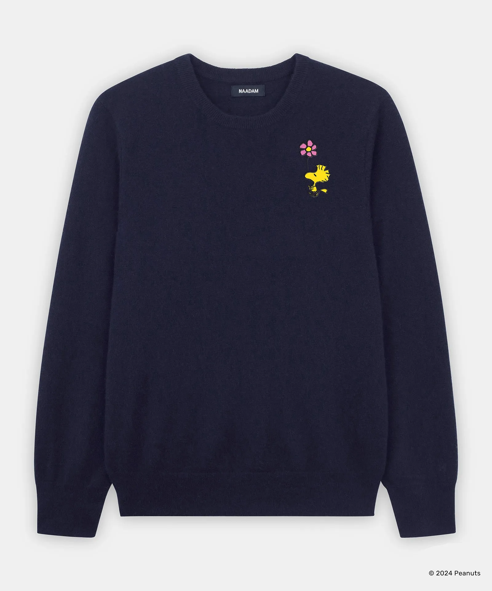 Men's Woodstock Flower Cashmere Sweater sold by Naadam product image thumbnail 2