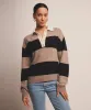 Signature Cashmere Striped Rugby Polo sold by Naadam