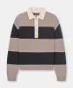 Signature Cashmere Striped Rugby Polo sold by Naadam