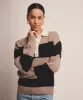 Signature Cashmere Striped Rugby Polo sold by Naadam