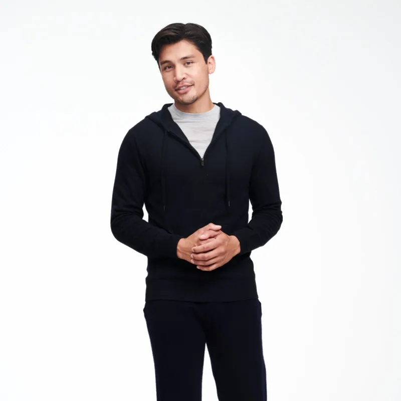 Cashmere Quarter Zip Hoodie sold by Naadam