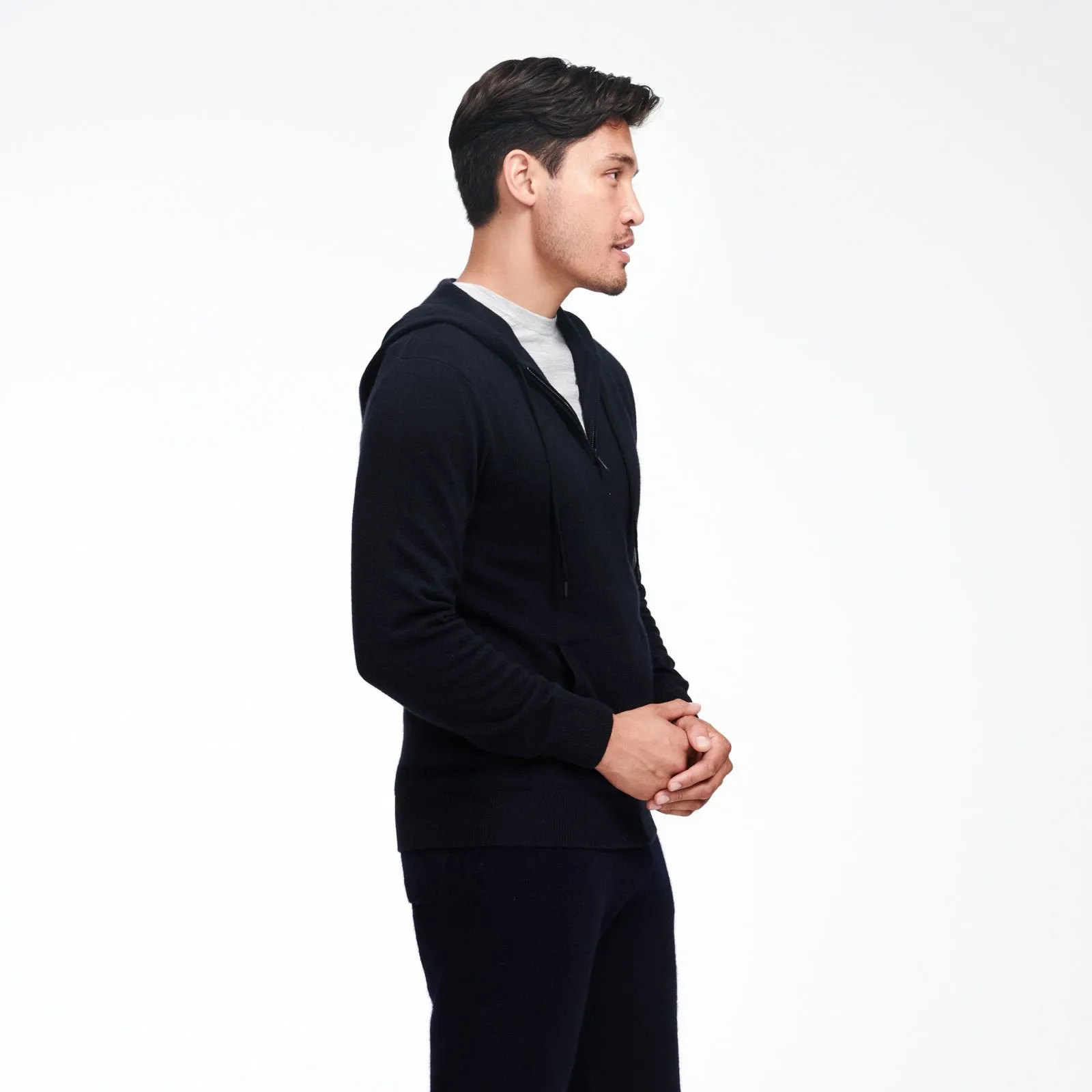 Cashmere Quarter Zip Hoodie sold by Naadam product image thumbnail 4