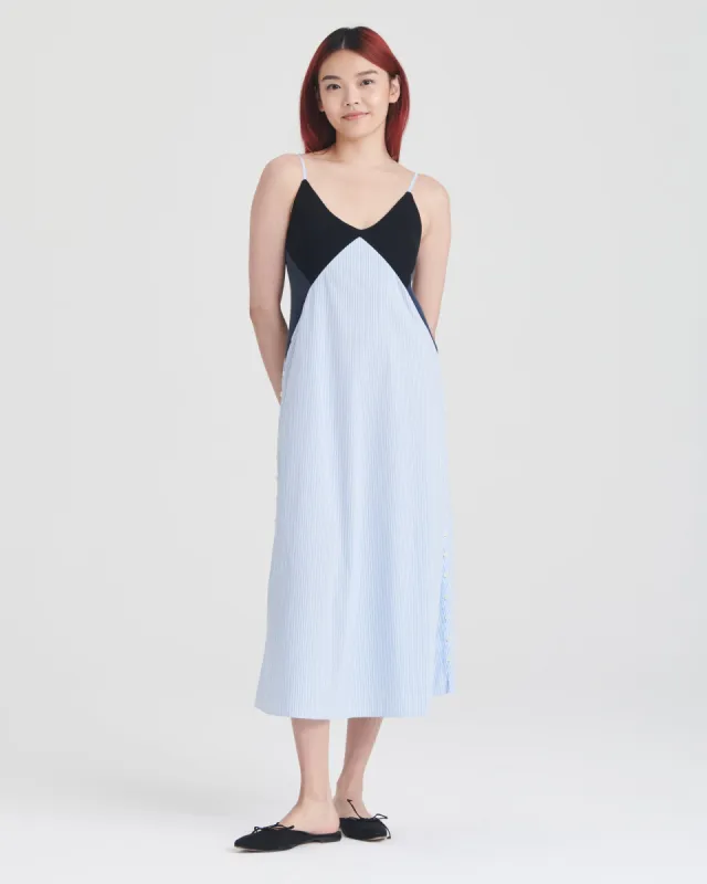 Cotton Cashmere Mixed Media Midi Dress sold by Naadam