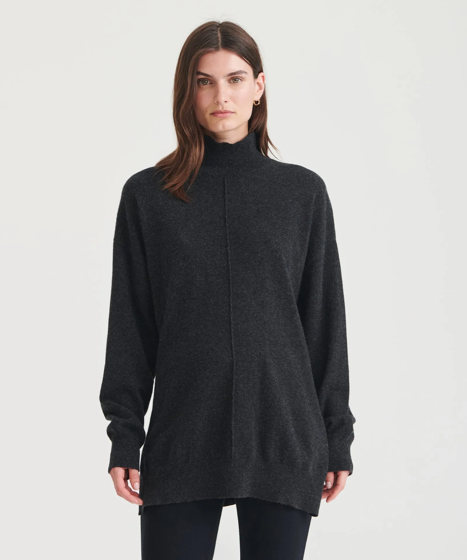 Washable Cashmere Turtleneck Tunic sold by Naadam product image thumbnail 3