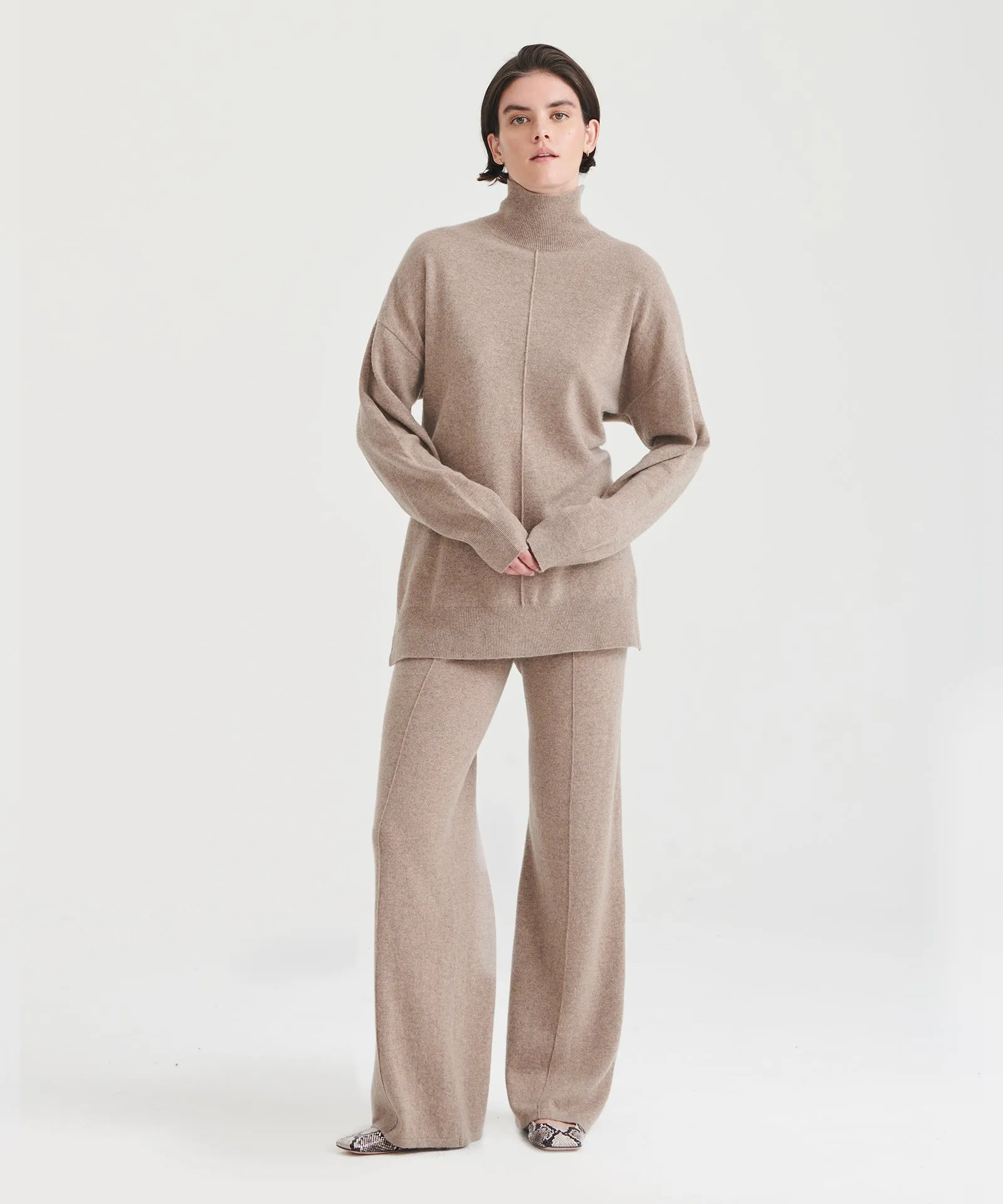 Washable Cashmere Turtleneck Tunic sold by Naadam