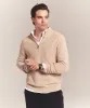 Cotton Cashmere Textured Quarter Zip sold by Naadam