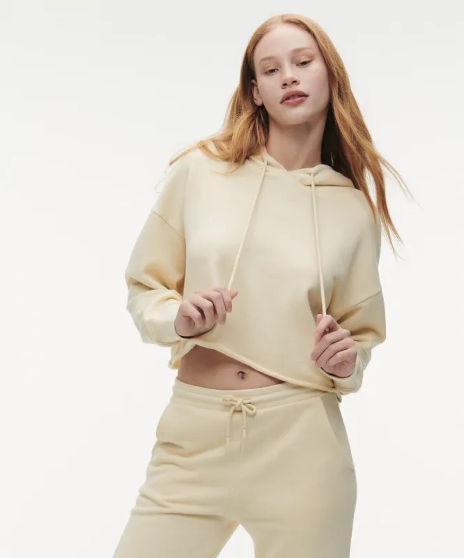 Cashmere Terry Cropped Hoodie sold by Naadam