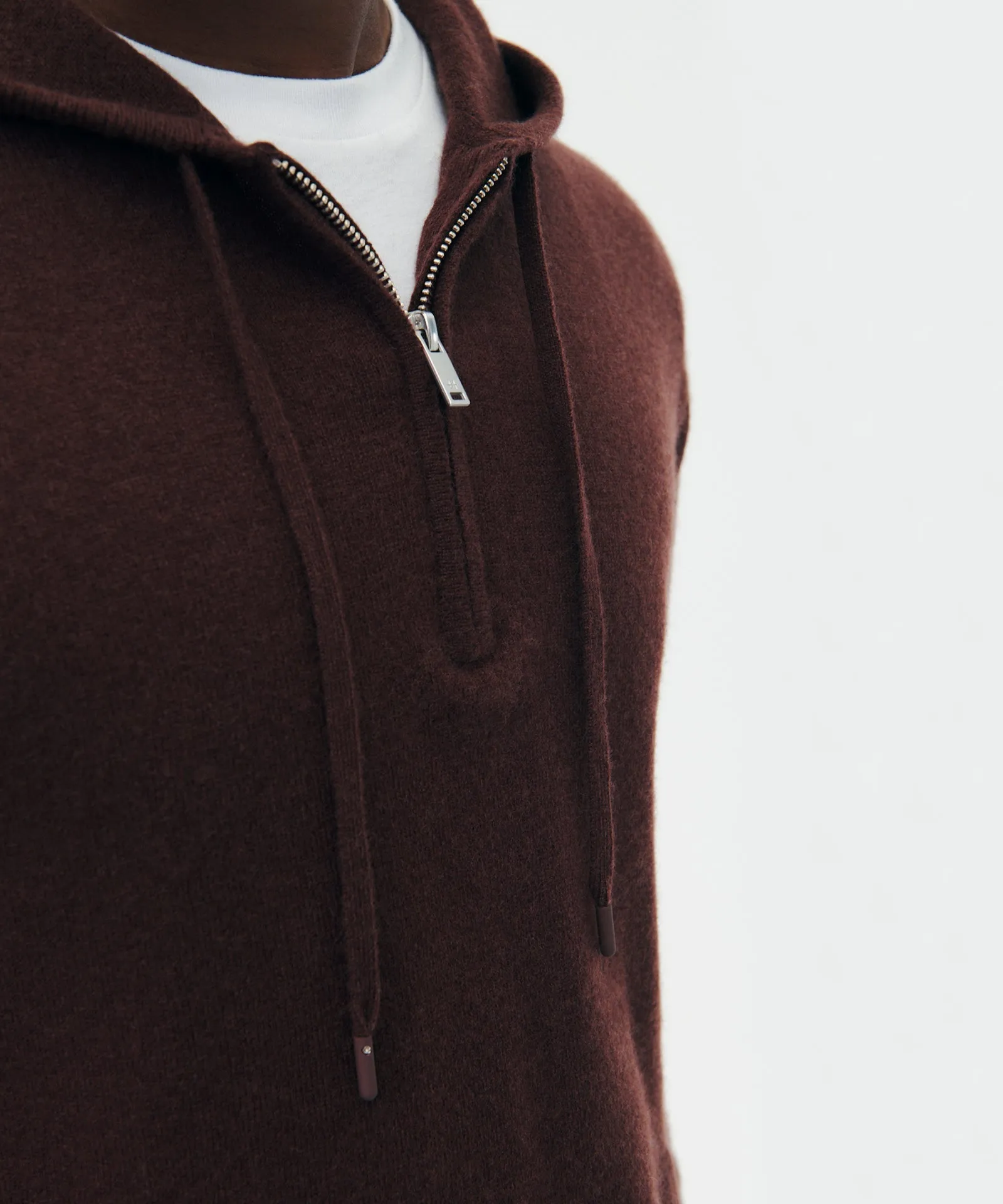 Quarter Zip Hoodie sold by Naadam product image thumbnail 4