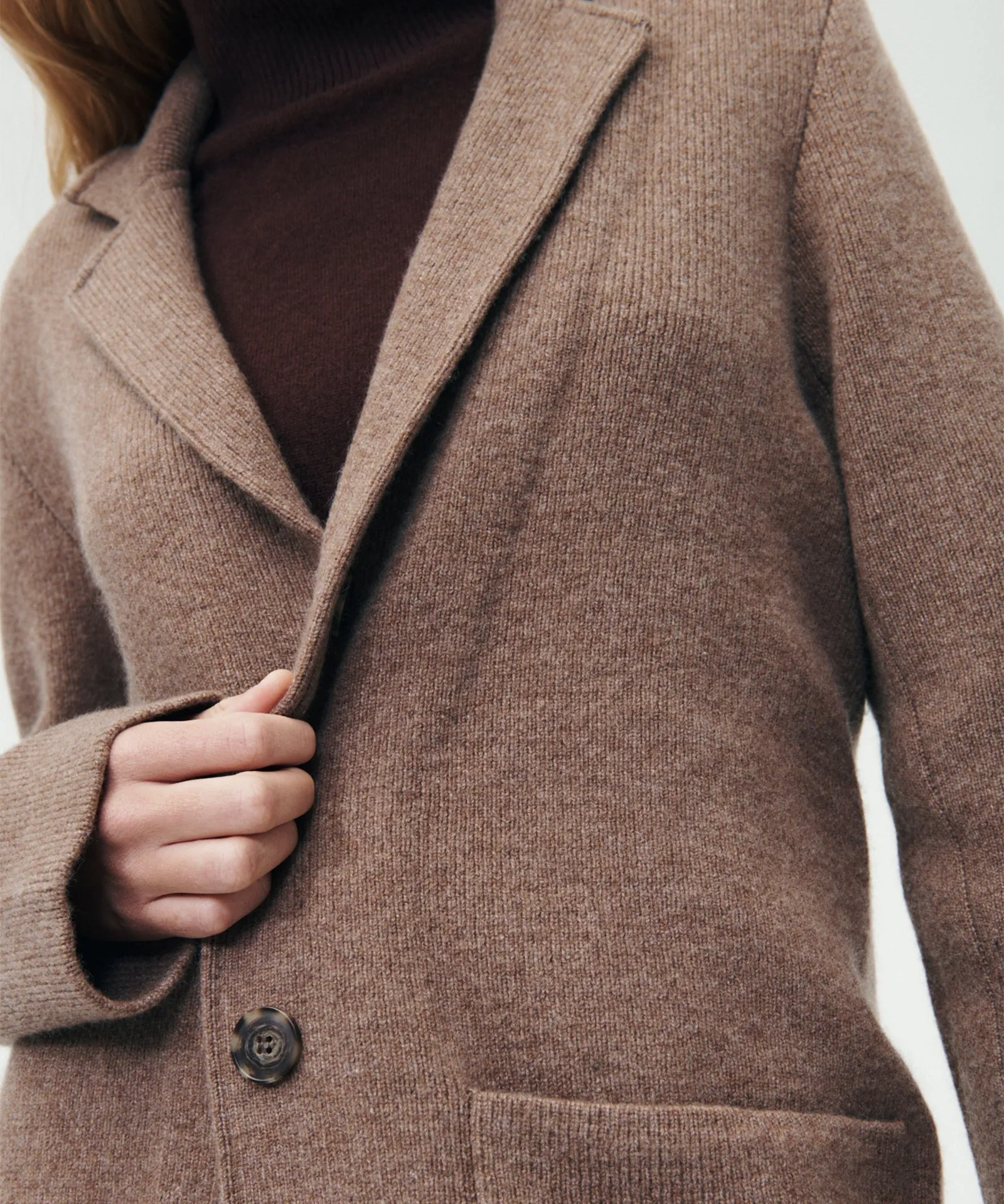 Merino Cashmere Coat with Pockets sold by Naadam product image thumbnail 3