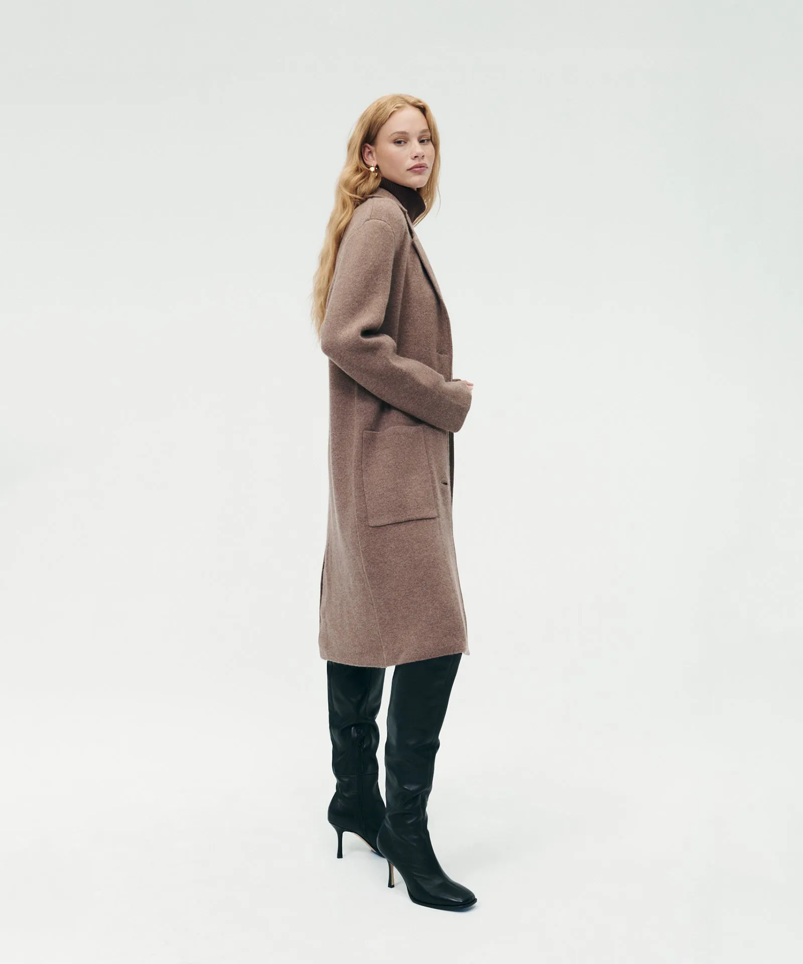 Merino Cashmere Coat with Pockets sold by Naadam product image thumbnail 2