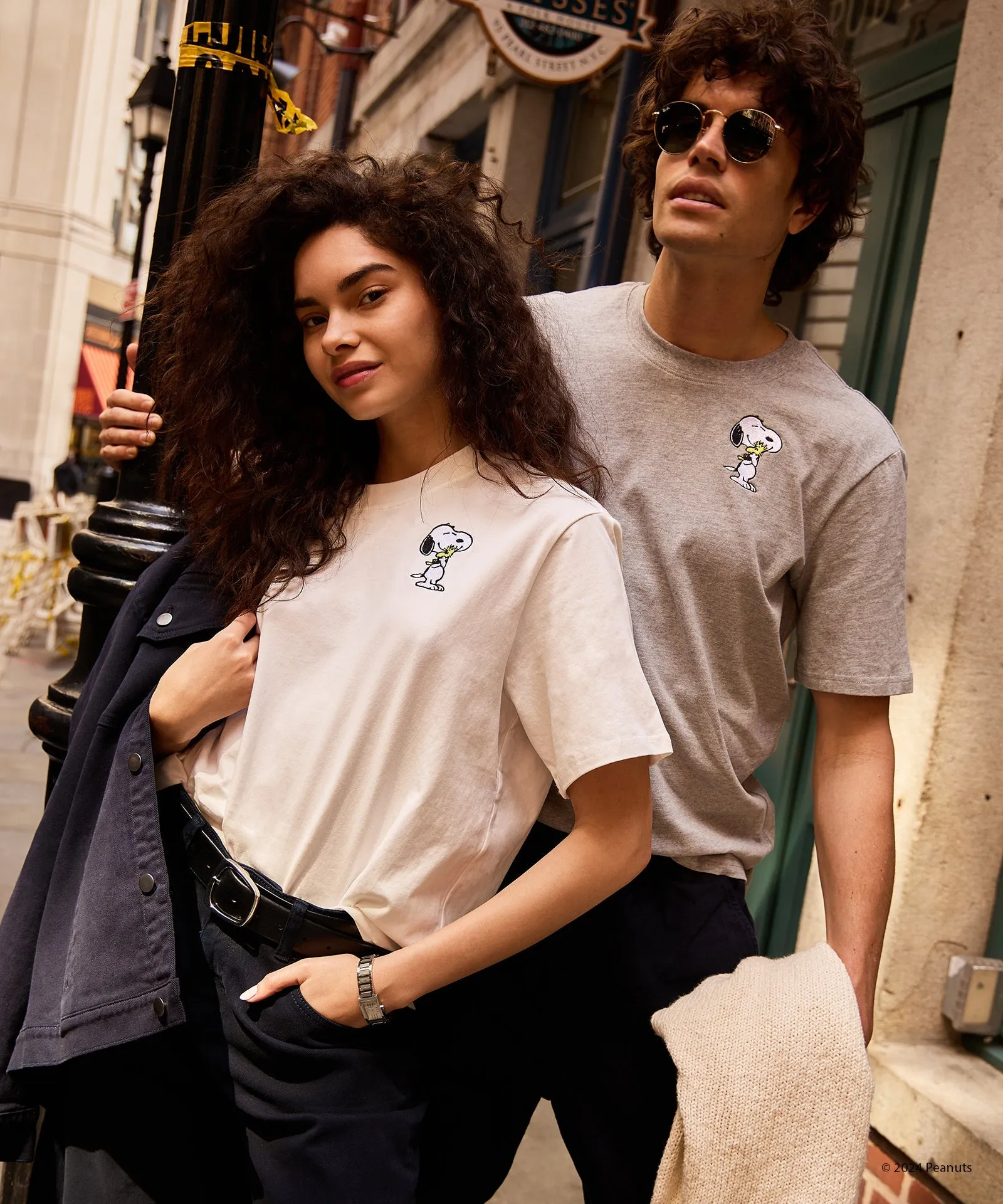 Peanuts Hug Tee sold by Naadam product image thumbnail 3