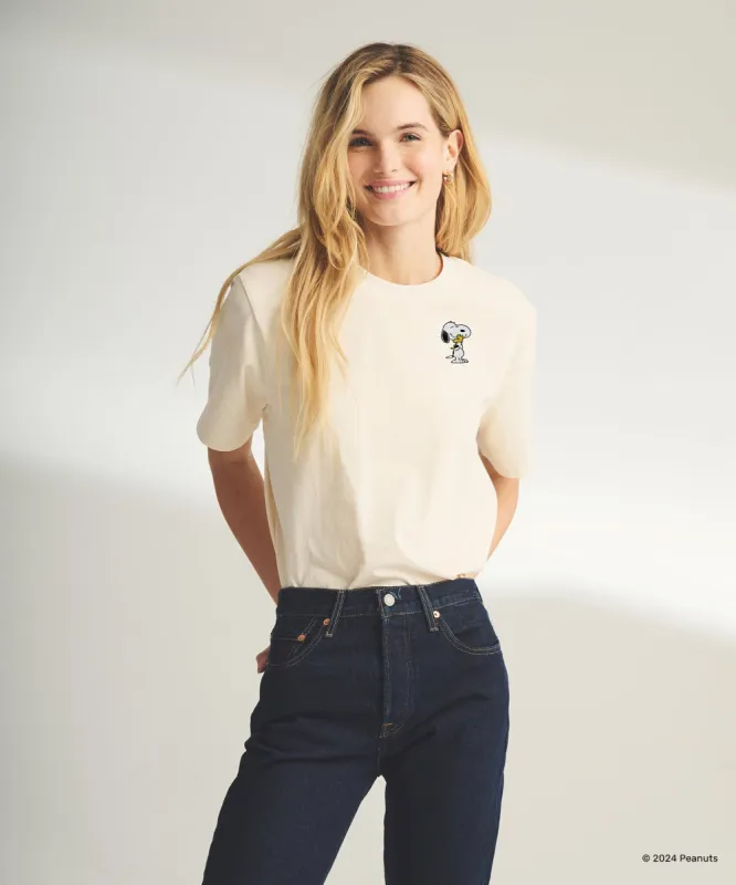 Peanuts Hug Tee sold by Naadam