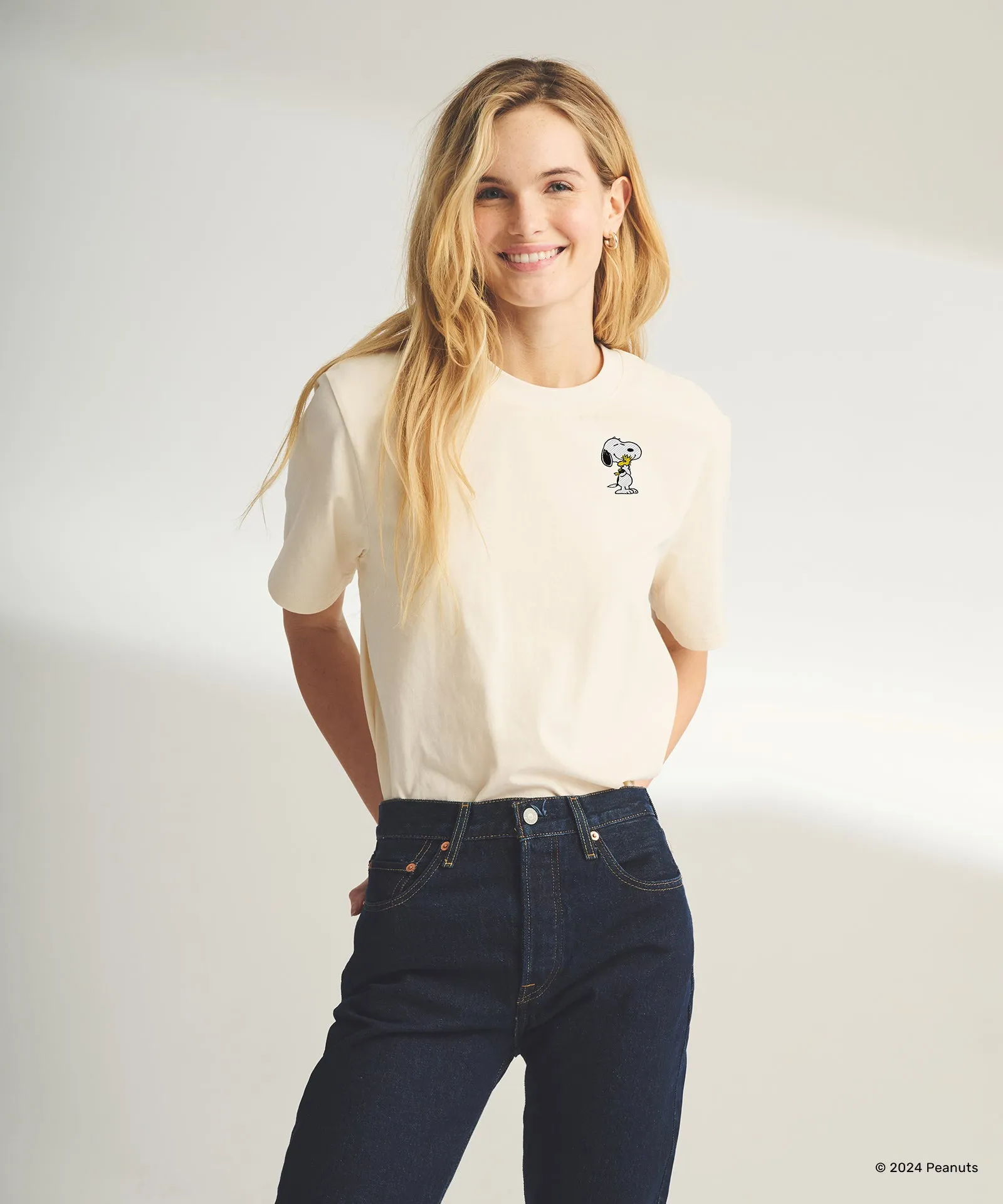 Peanuts Hug Tee sold by Naadam