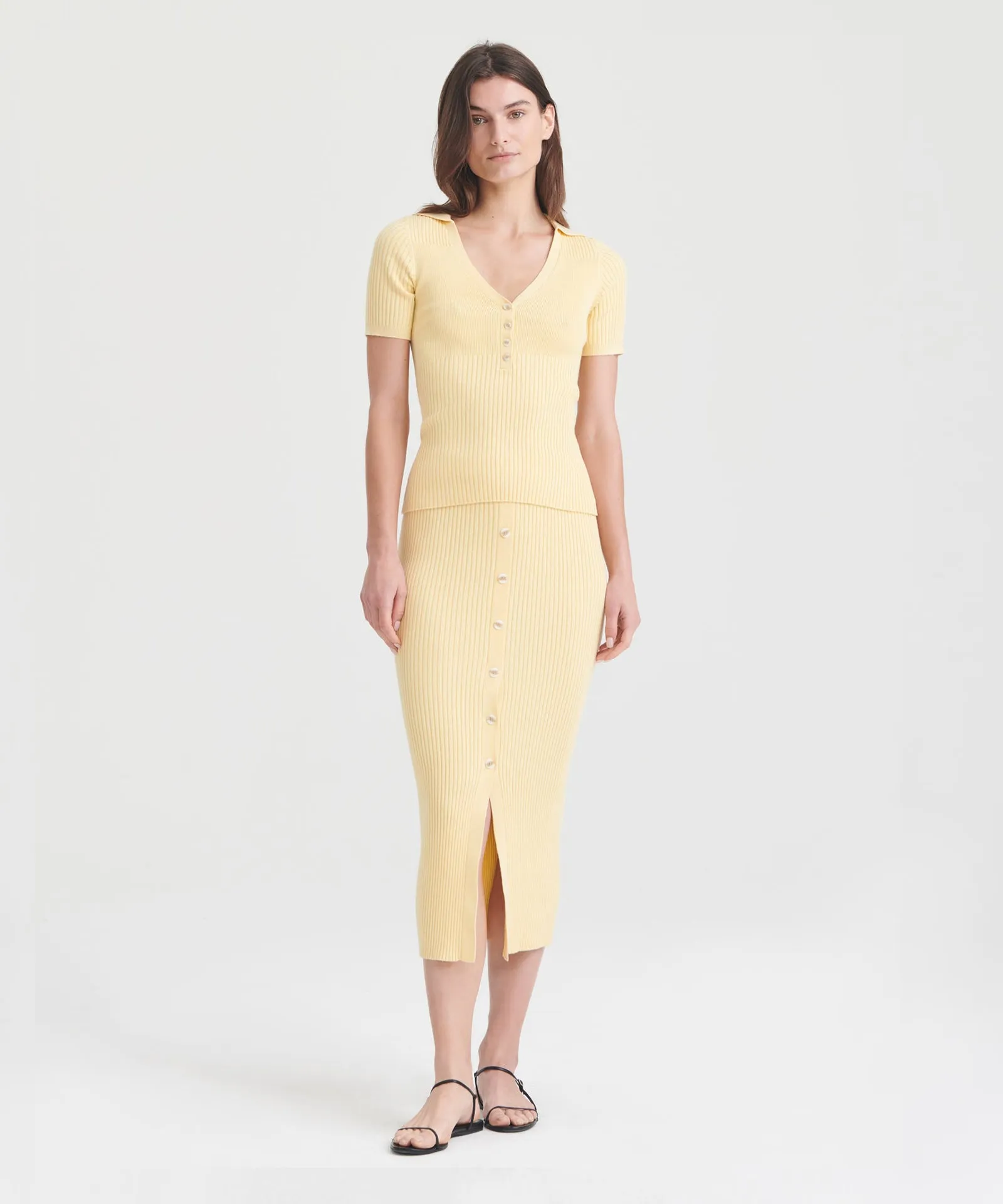 Silk Cashmere Midi Skirt sold by Naadam product image thumbnail 3