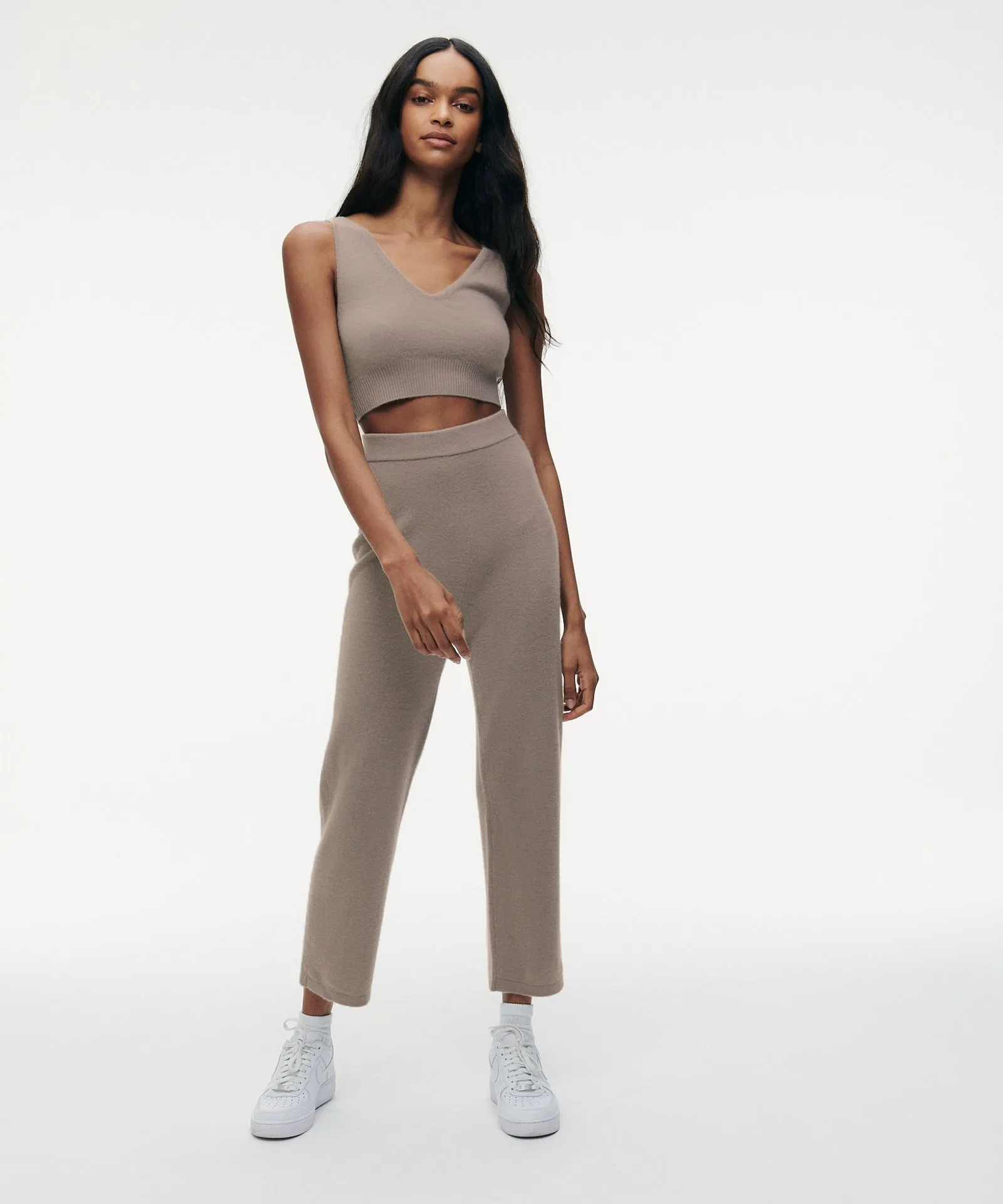 Signature Cashmere Cropped Pant sold by NAADAM product image thumbnail 5
