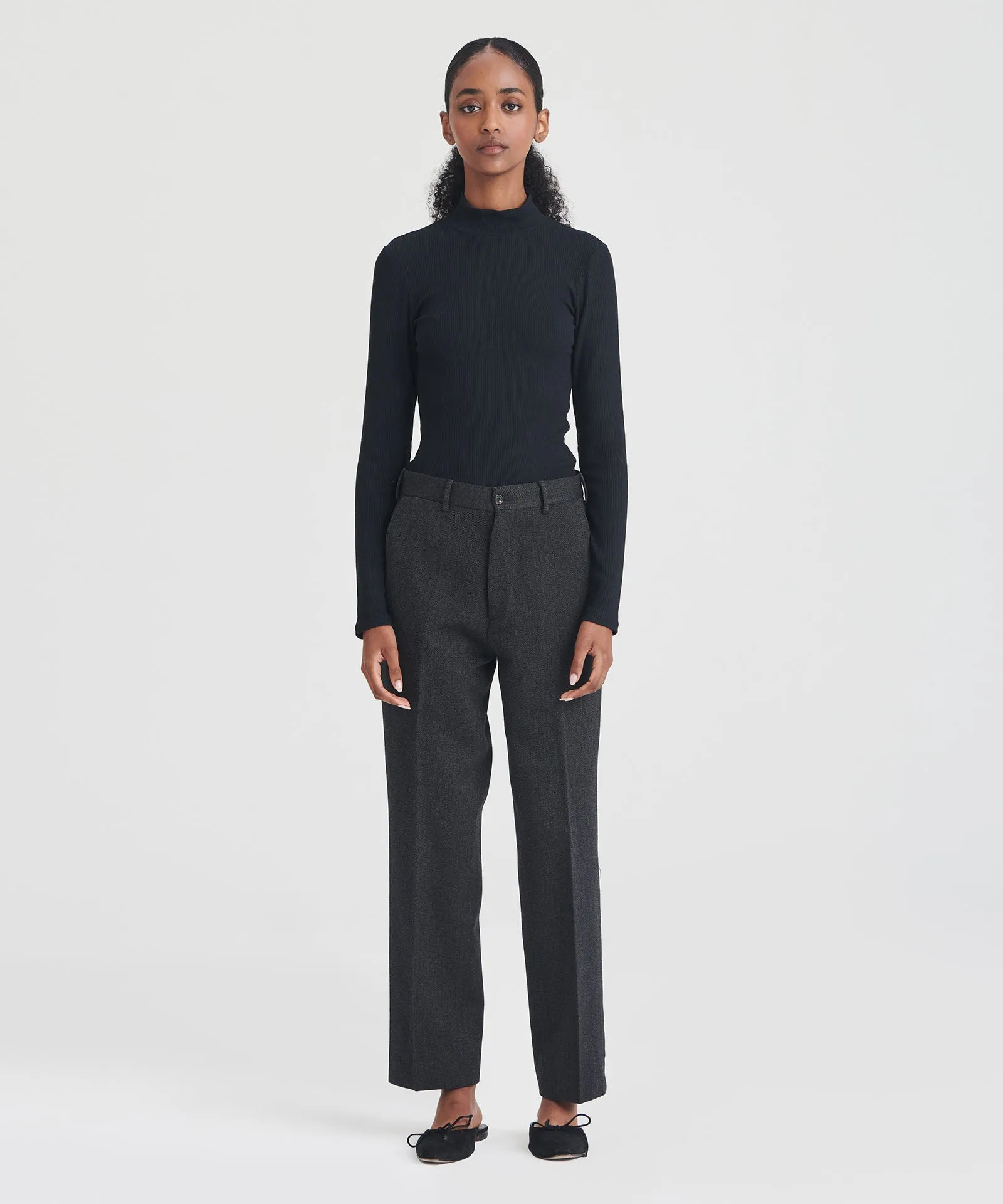 Ribbed Modal Cashmere Turtleneck sold by Naadam product image thumbnail 3