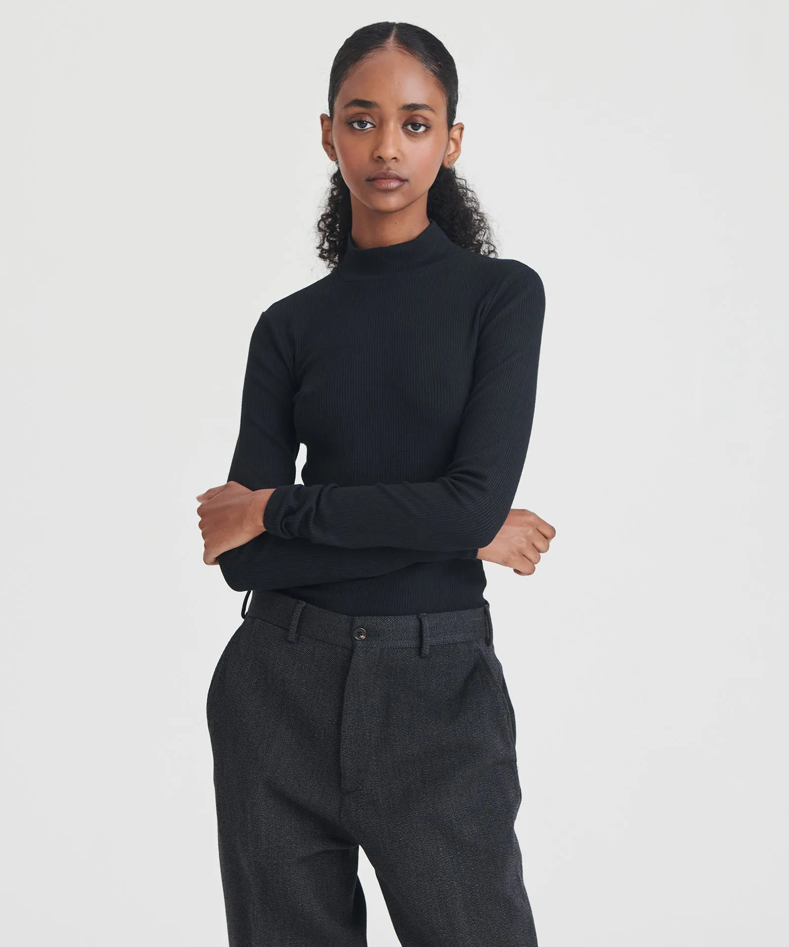 Ribbed Modal Cashmere Turtleneck sold by Naadam product image thumbnail 5