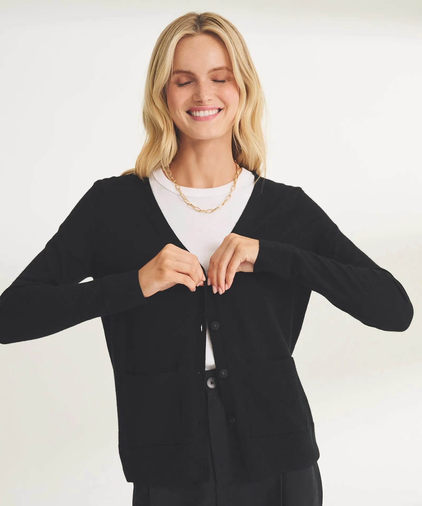 Super Fine Cashmere Cardigan sold by Naadam