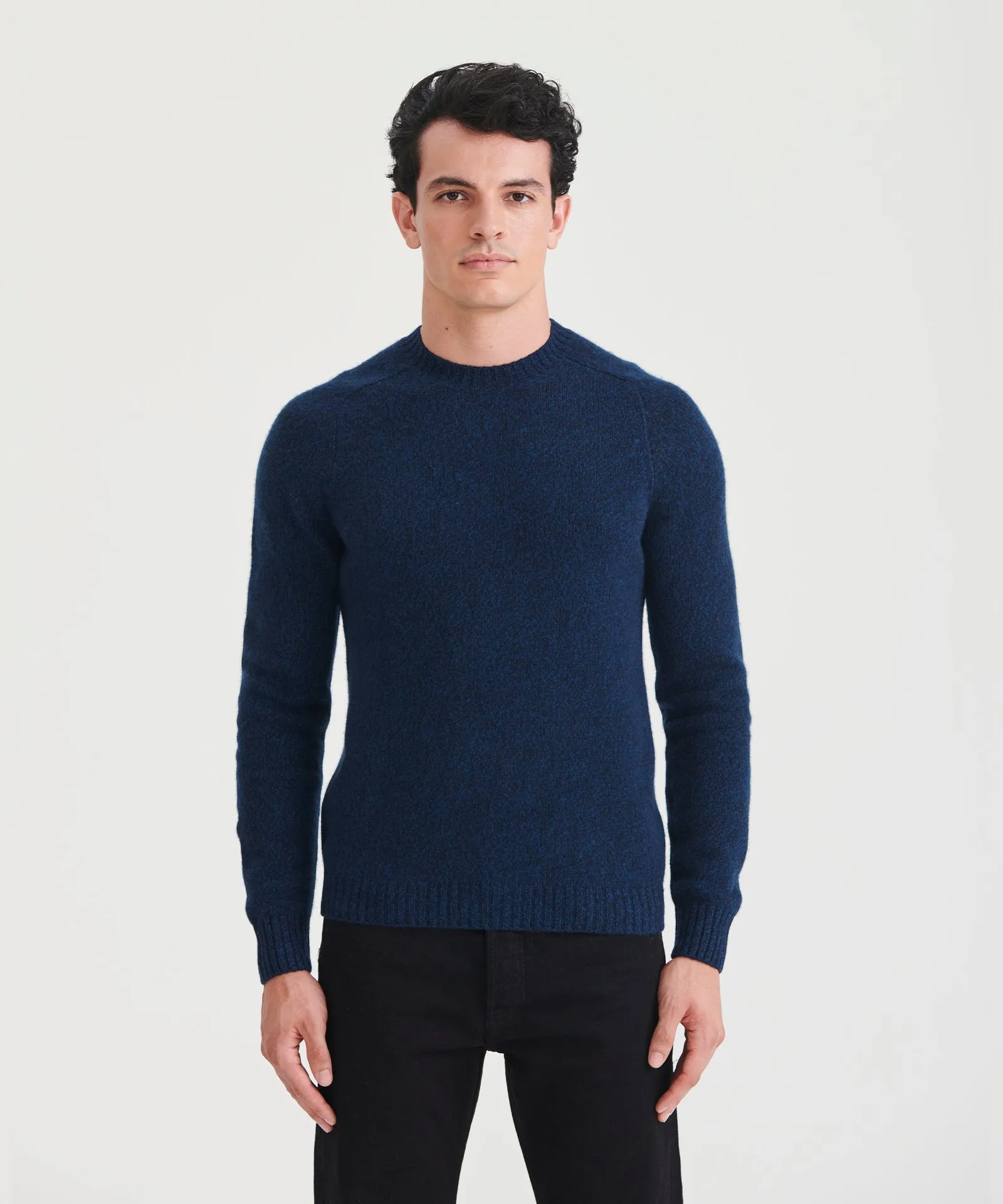 Marled Reclaimed Cashmere Crewneck Sweater sold by Naadam
