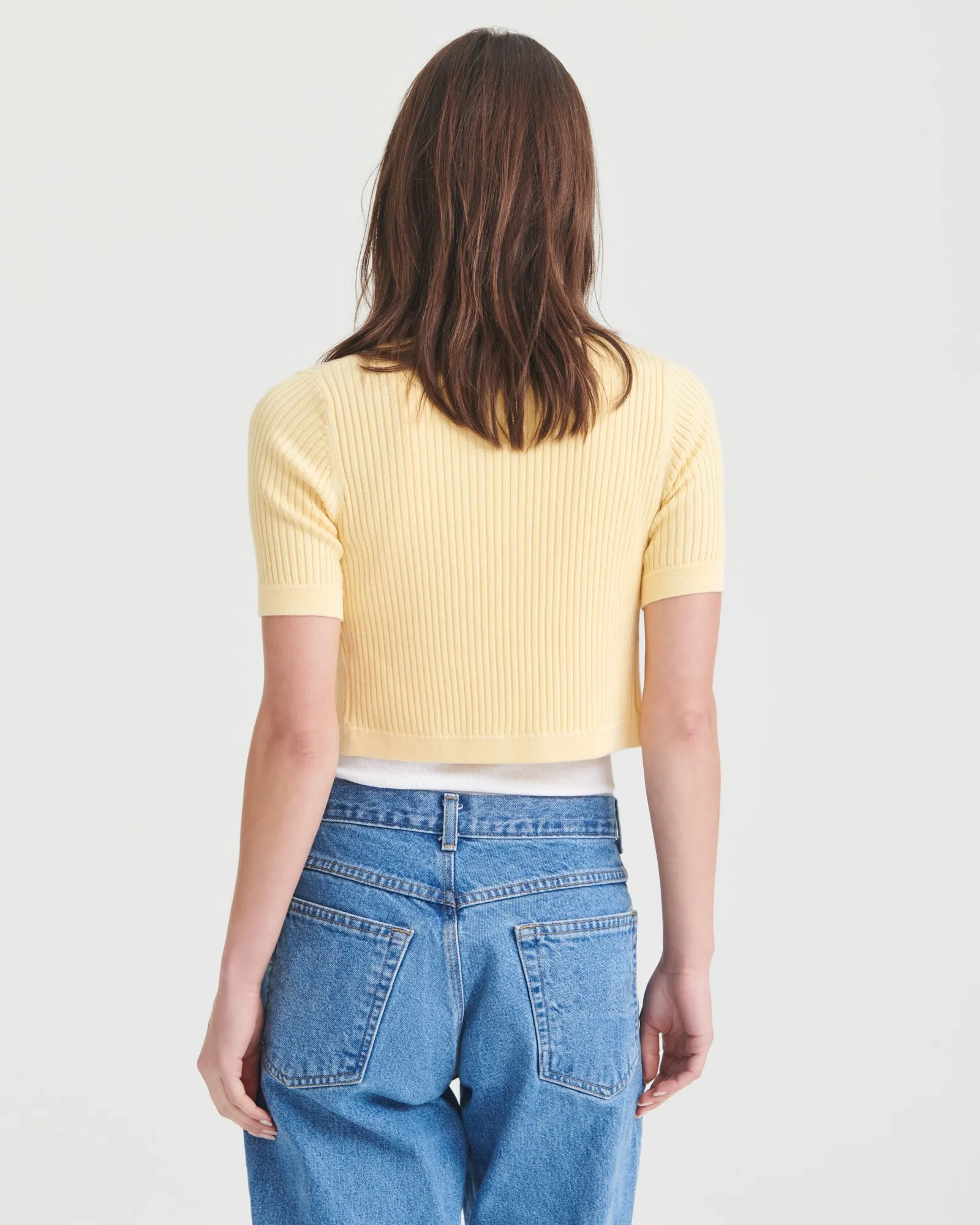 Silk Cashmere Short Sleeve Cardigan sold by Naadam product image thumbnail 4