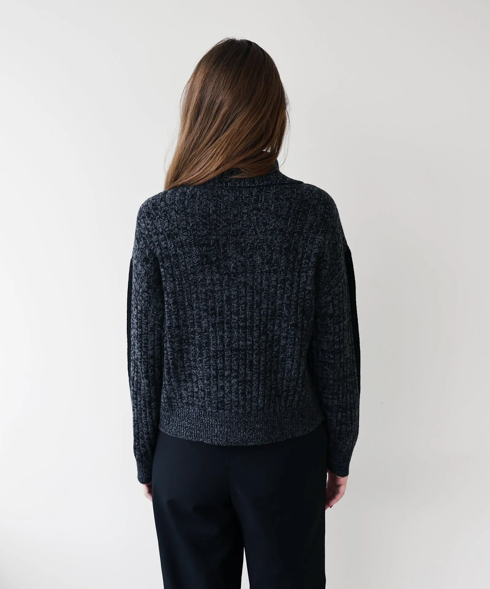 Cashmino Marled Collared Cardigan sold by Naadam product image thumbnail 4